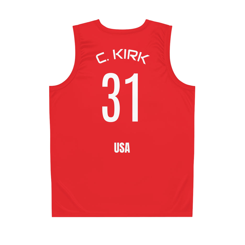Team Martyrs (Charlie Kirk age 31)- Basketball Jersey