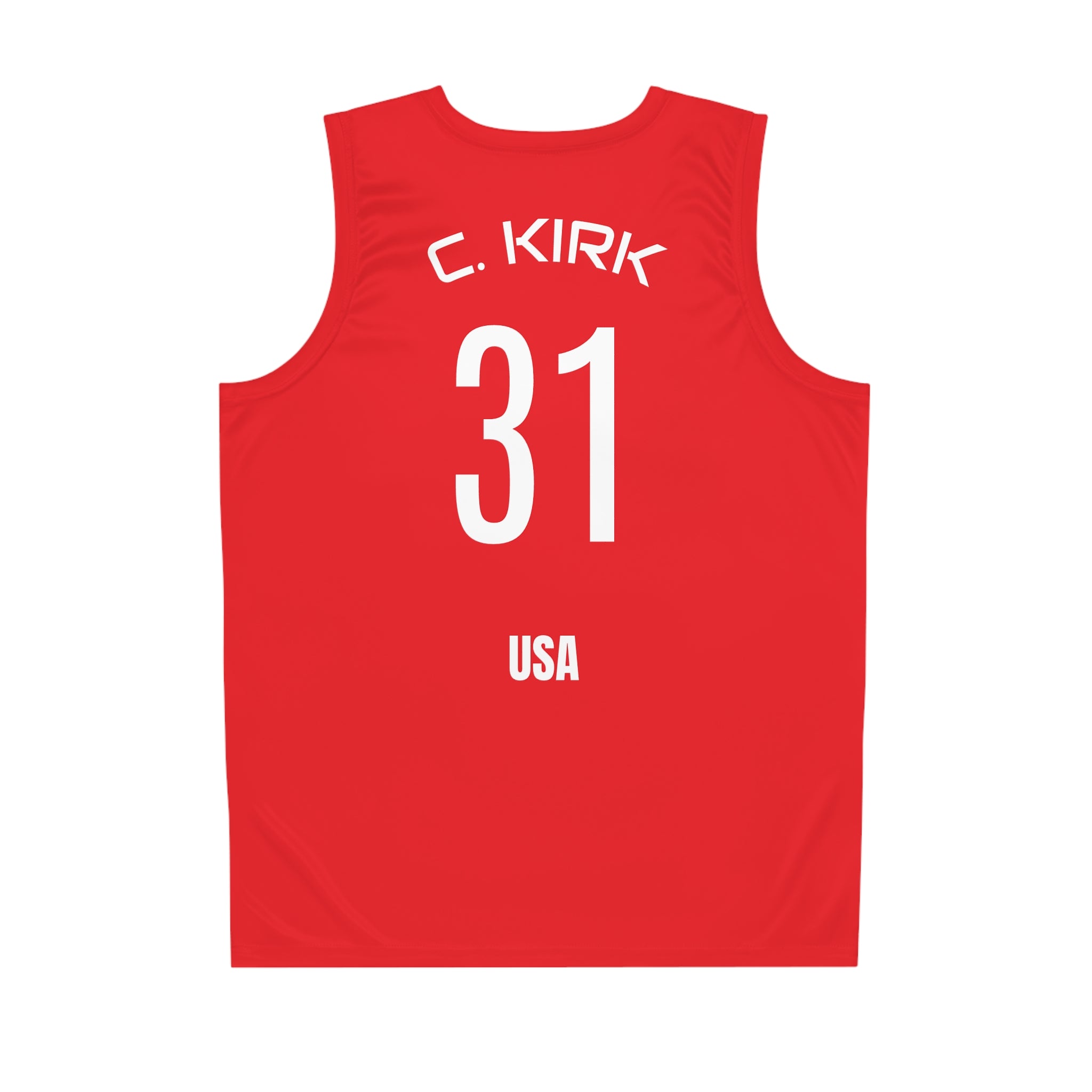 Team Martyrs (Charlie Kirk age 31)- Basketball Jersey
