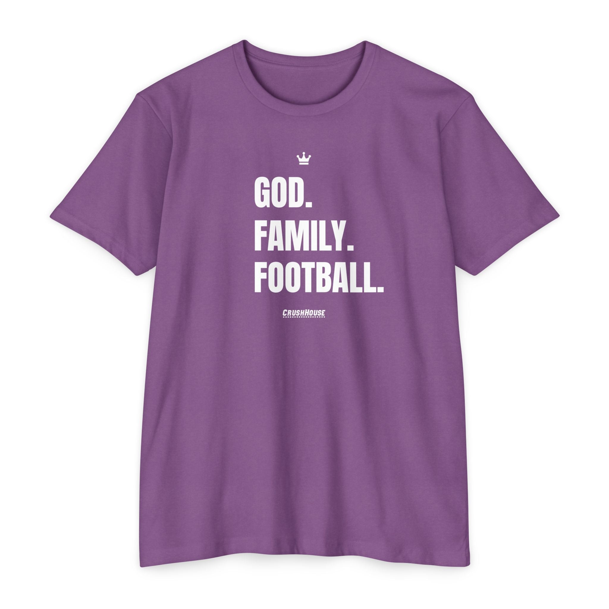 God. Family. Football. - Premium Unisex T-shirt