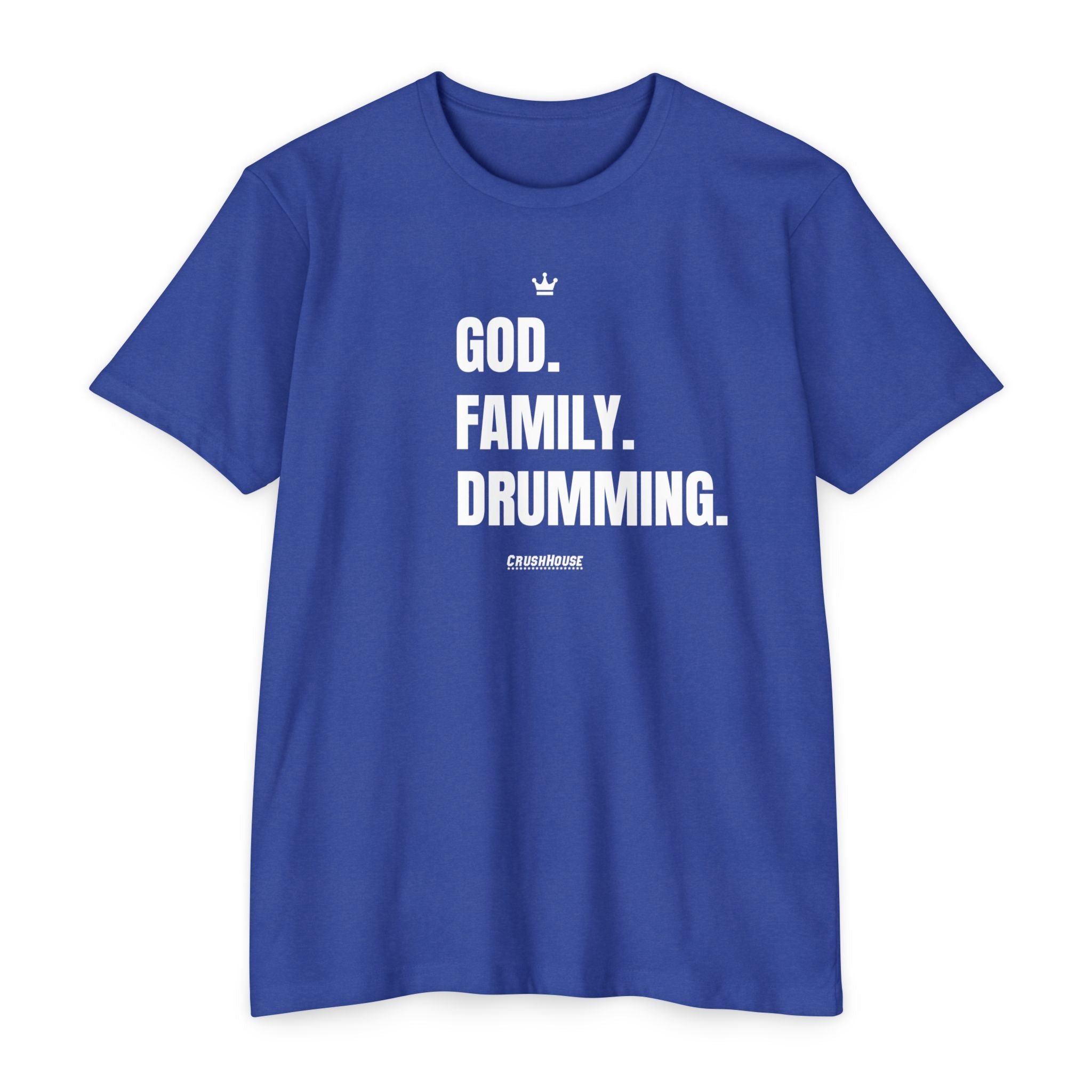 God. Family. Drumming. - Premium Unisex T-shirt