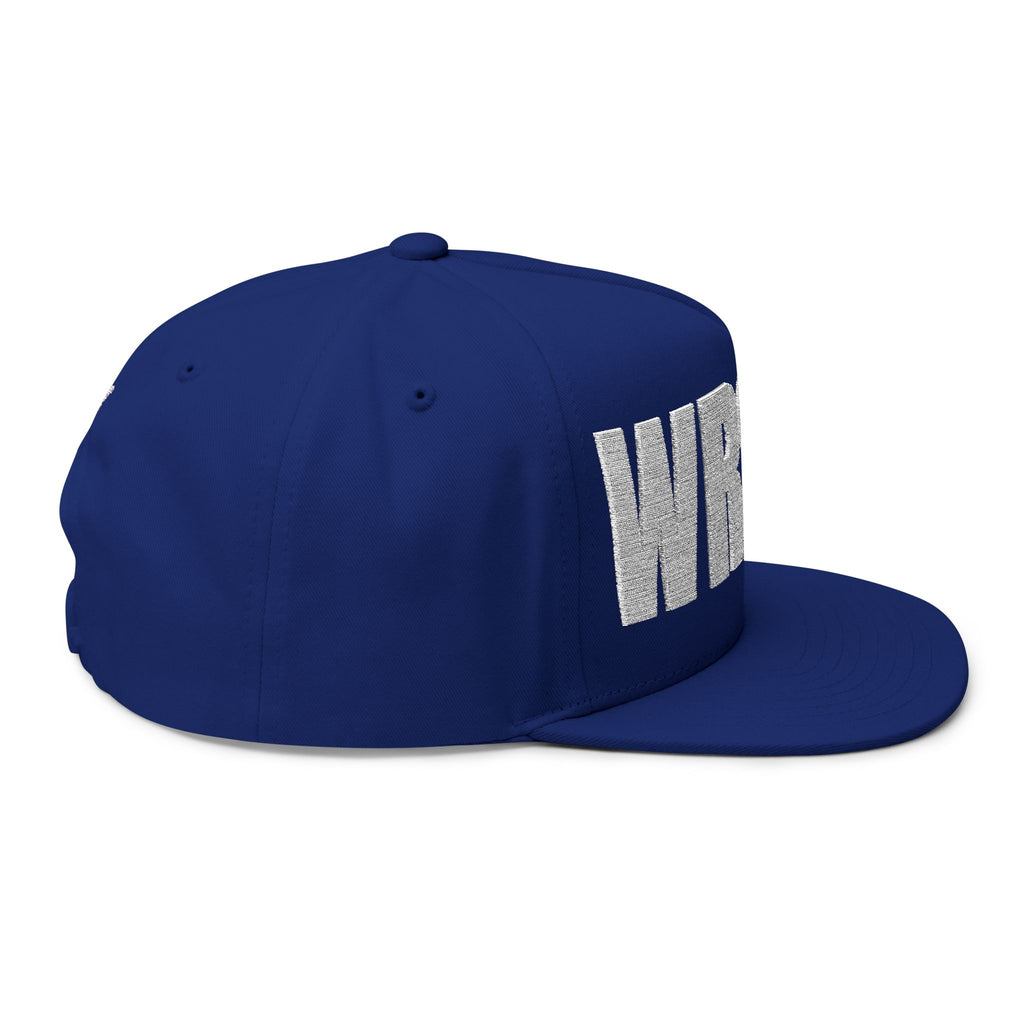 WRSHP- Embroidered Flat Bill Snapback