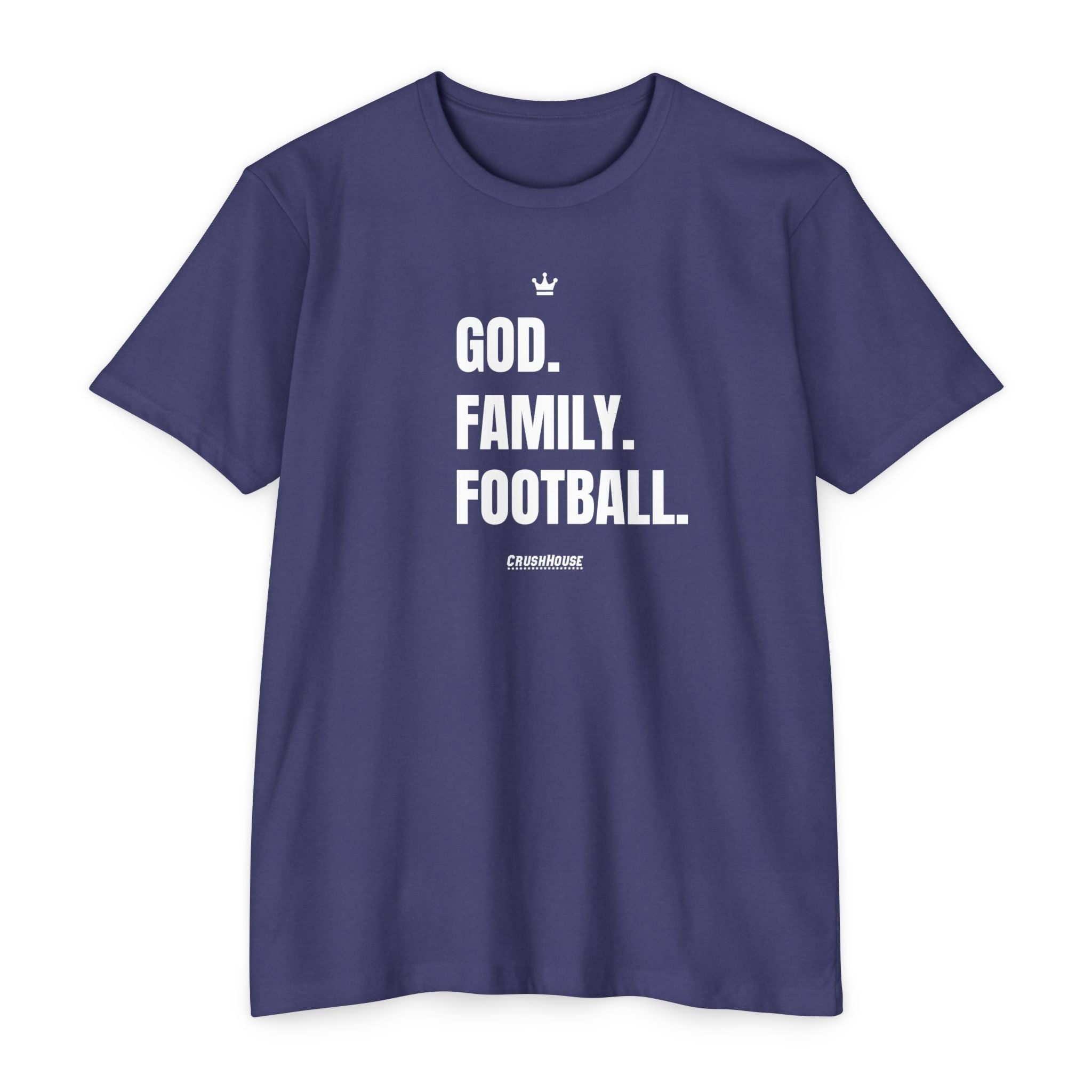 God. Family. Football. - Premium Unisex T-shirt