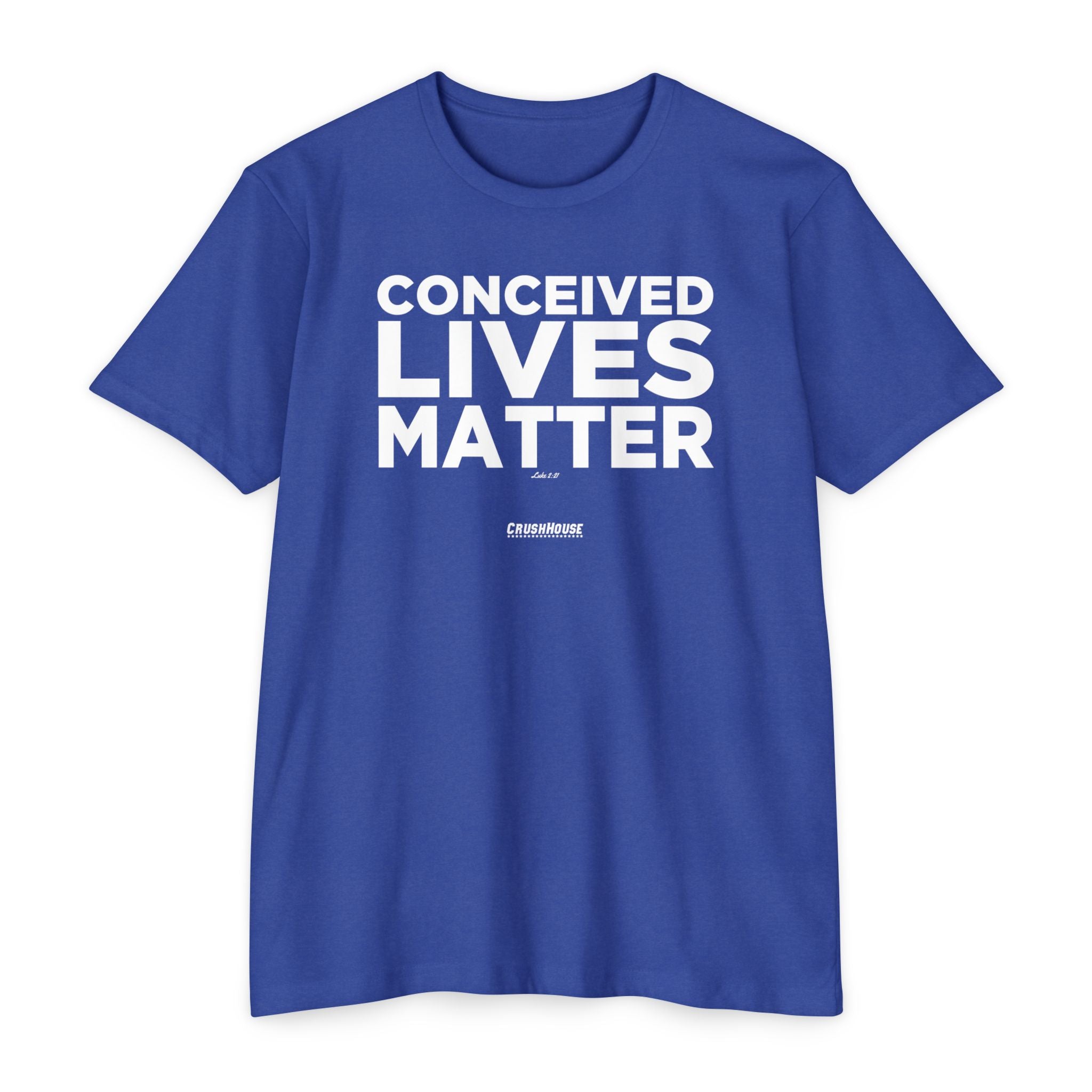 Conceived Lives Matter (Luke 2:21)- Premium Unisex T-shirt
