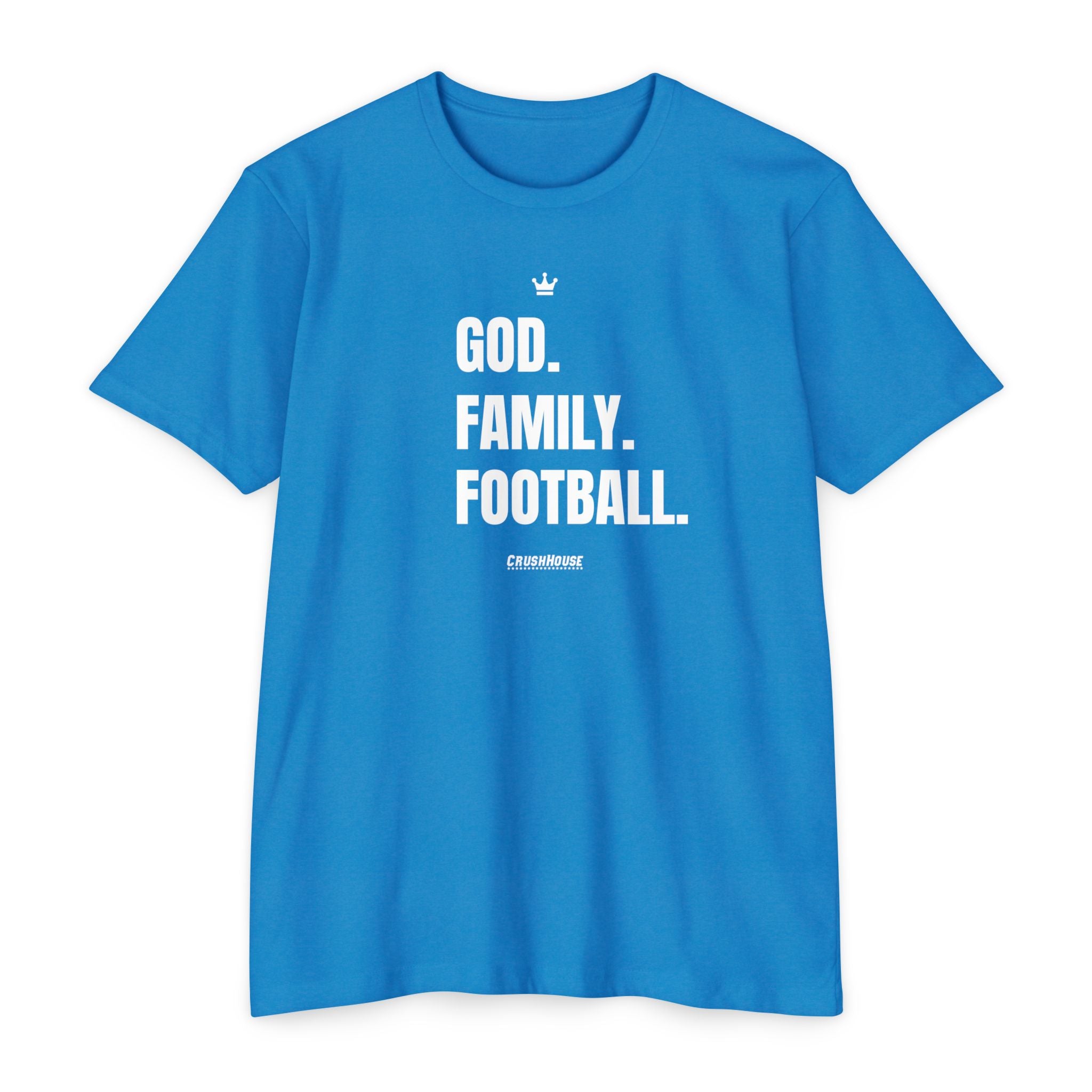 God. Family. Football. - Premium Unisex T-shirt