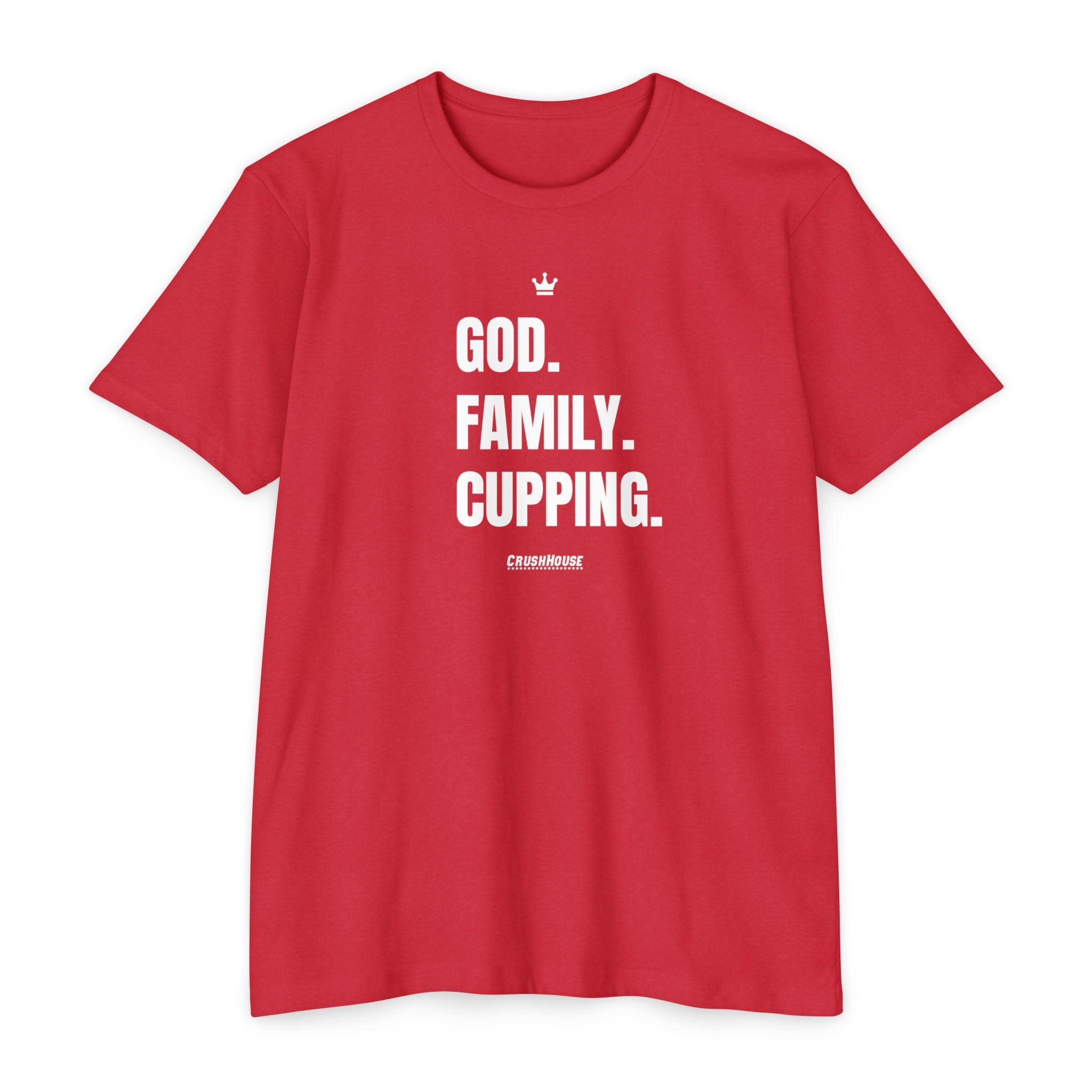 God. Family. Cupping. - Premium Unisex T-shirt