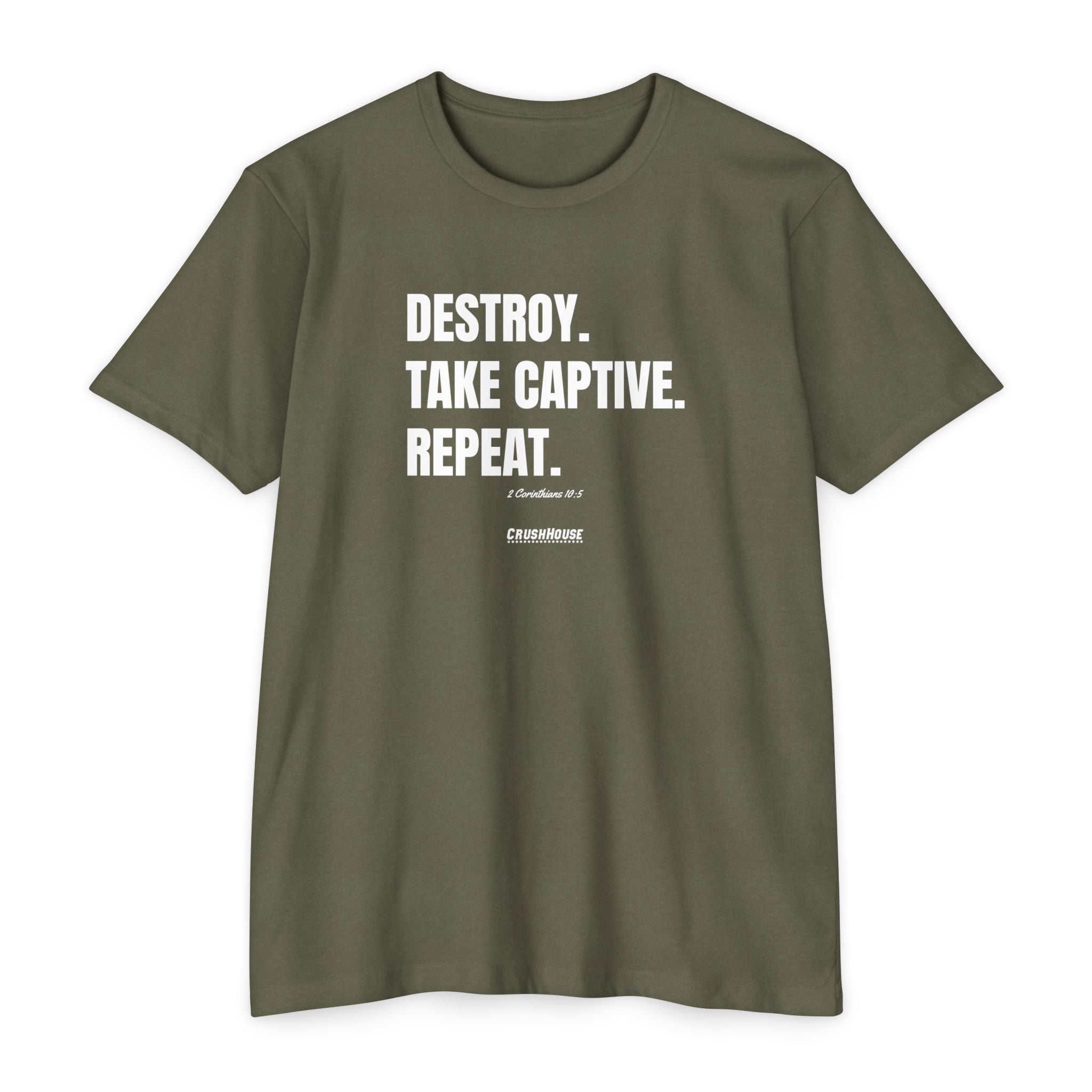 DESTROY (2 Cor. 10:5)- Premium Unisex T-shirt