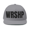 WRSHP- Embroidered Flat Bill Snapback