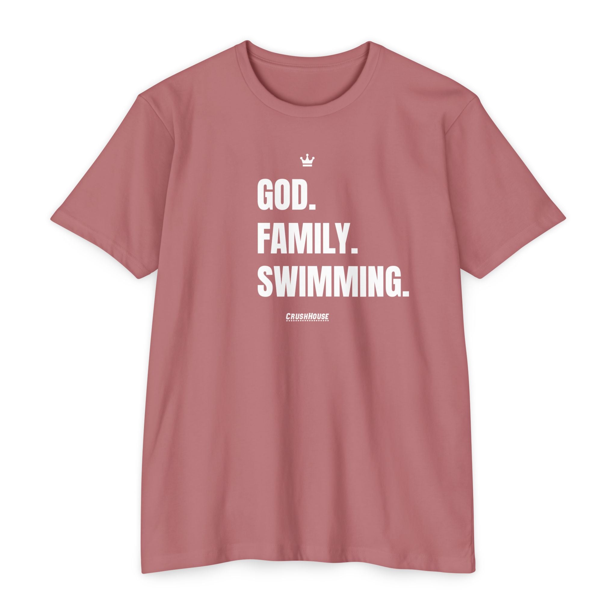 God. Family. Swimming. - Premium Unisex T-shirt