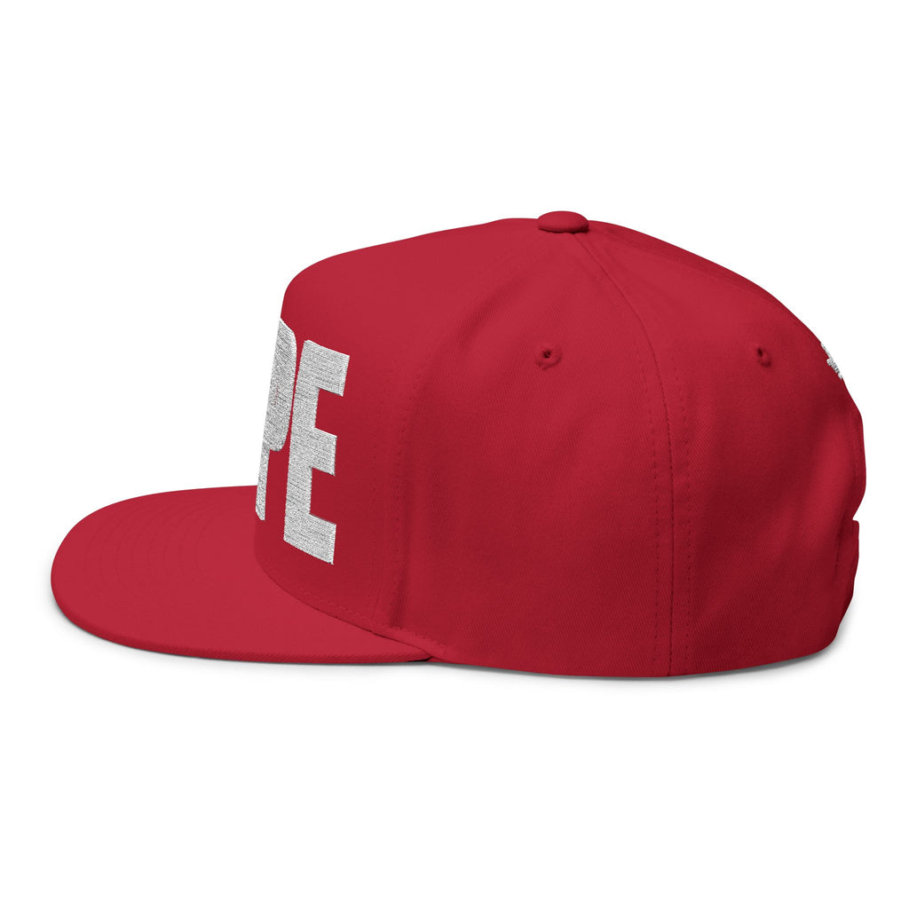 HOPE- Embroidered Flat Bill Snapback