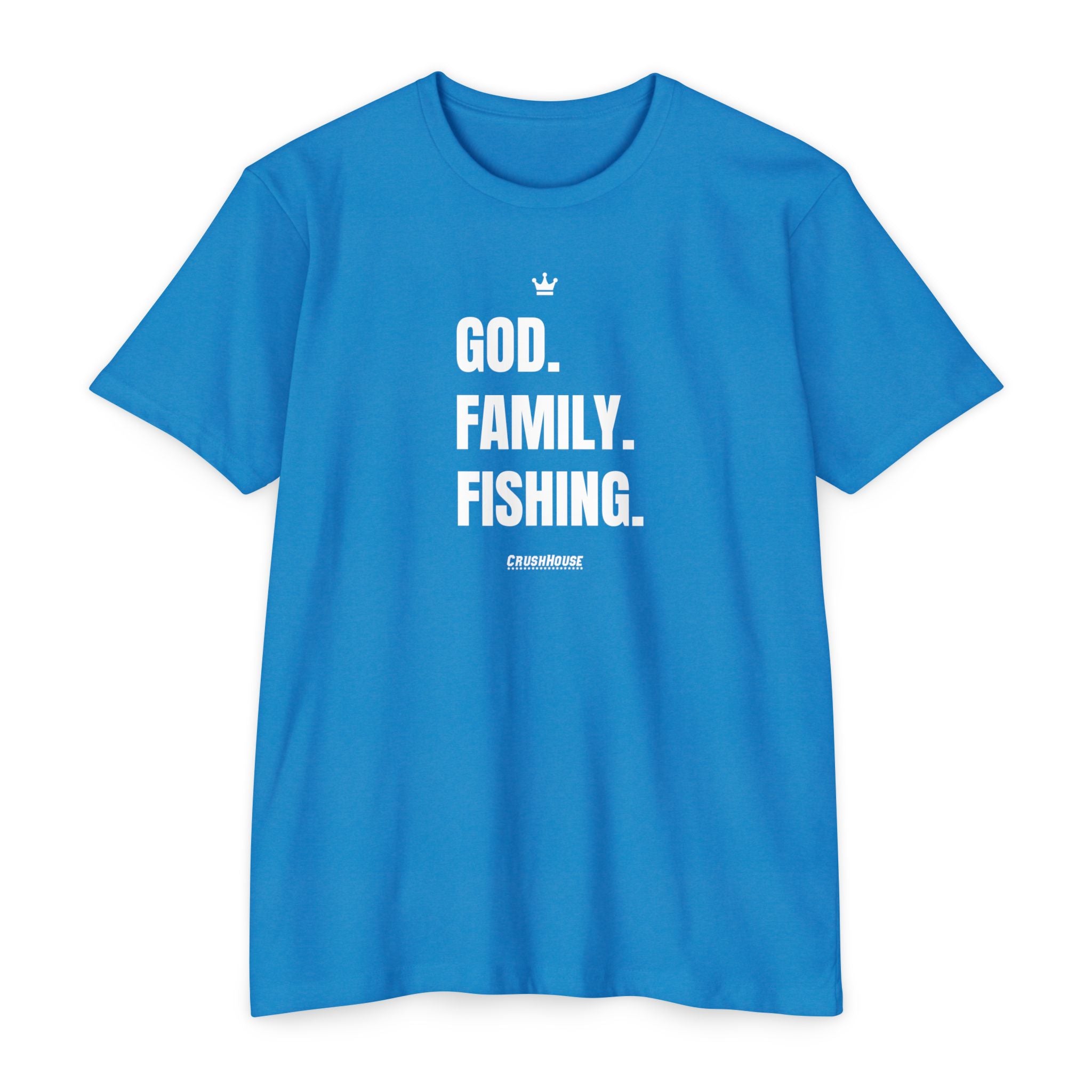 God. Family. Fishing. - Premium Unisex T-shirt