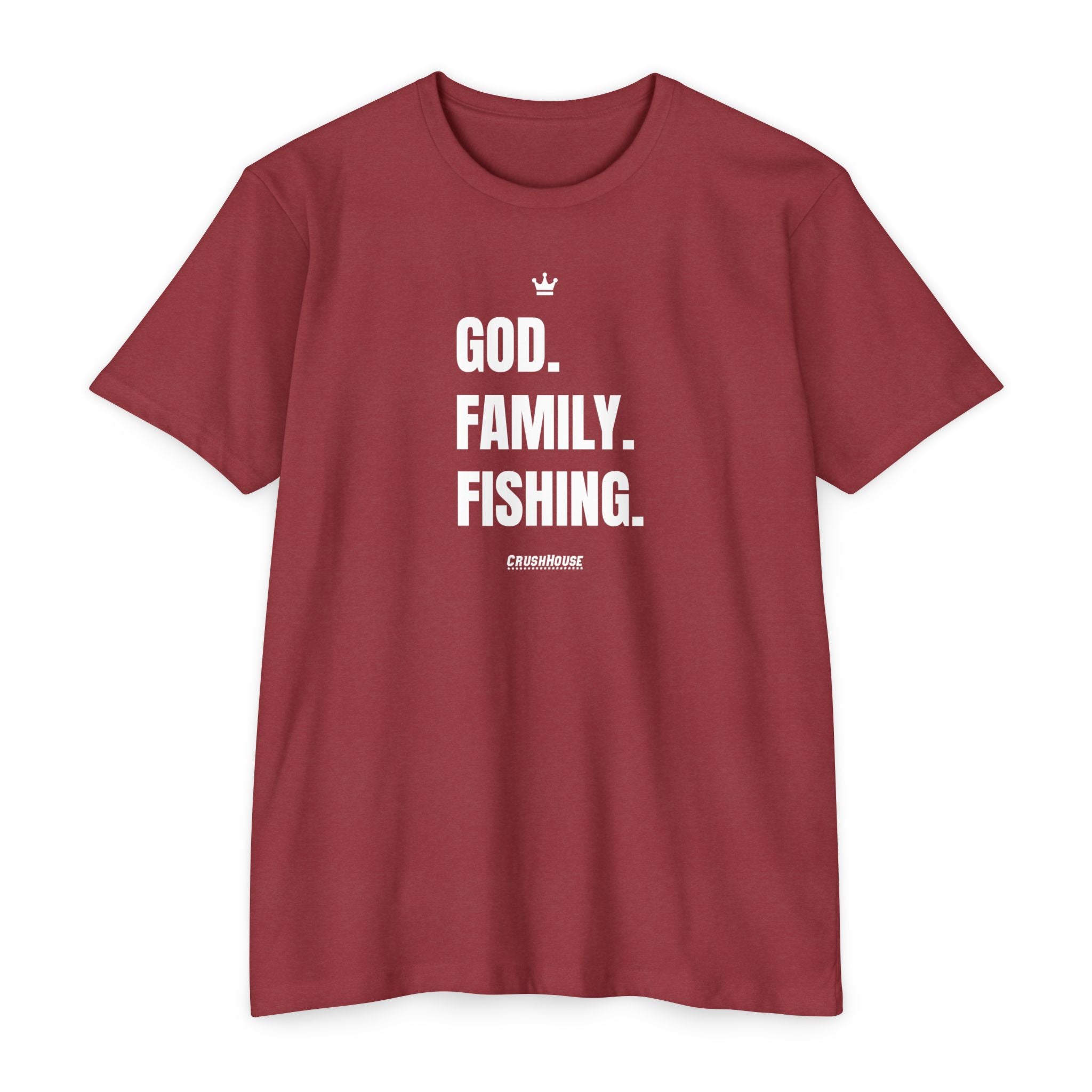 God. Family. Fishing. - Premium Unisex T-shirt