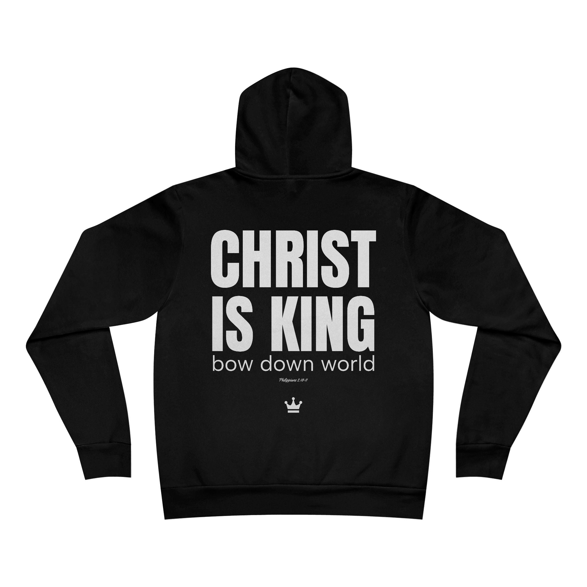 Christ Is King (Philippians 2:10-11)- Super Soft Premium Unisex Fleece Hoodie