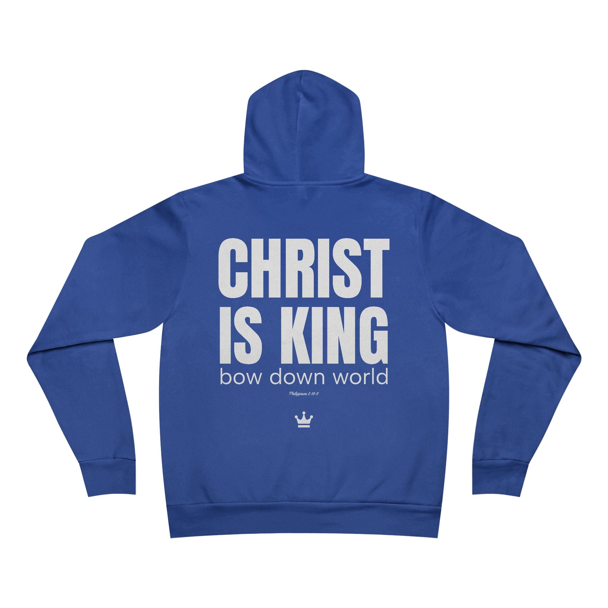 Christ Is King (Philippians 2:10-11)- Super Soft Premium Unisex Fleece Hoodie