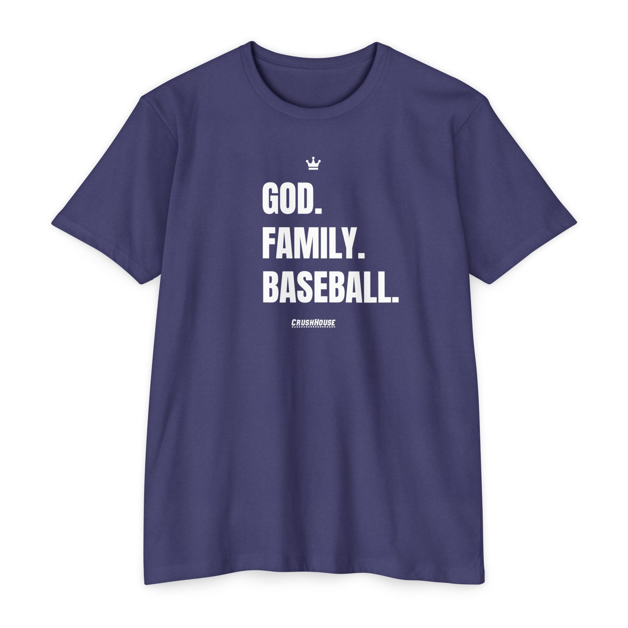 God. Family. Baseball. - Premium Unisex T-shirt