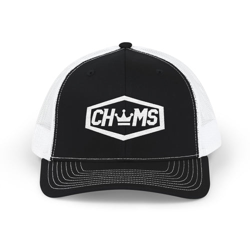 CHUMS Logo- Embroidered Snapback Trucker Hat