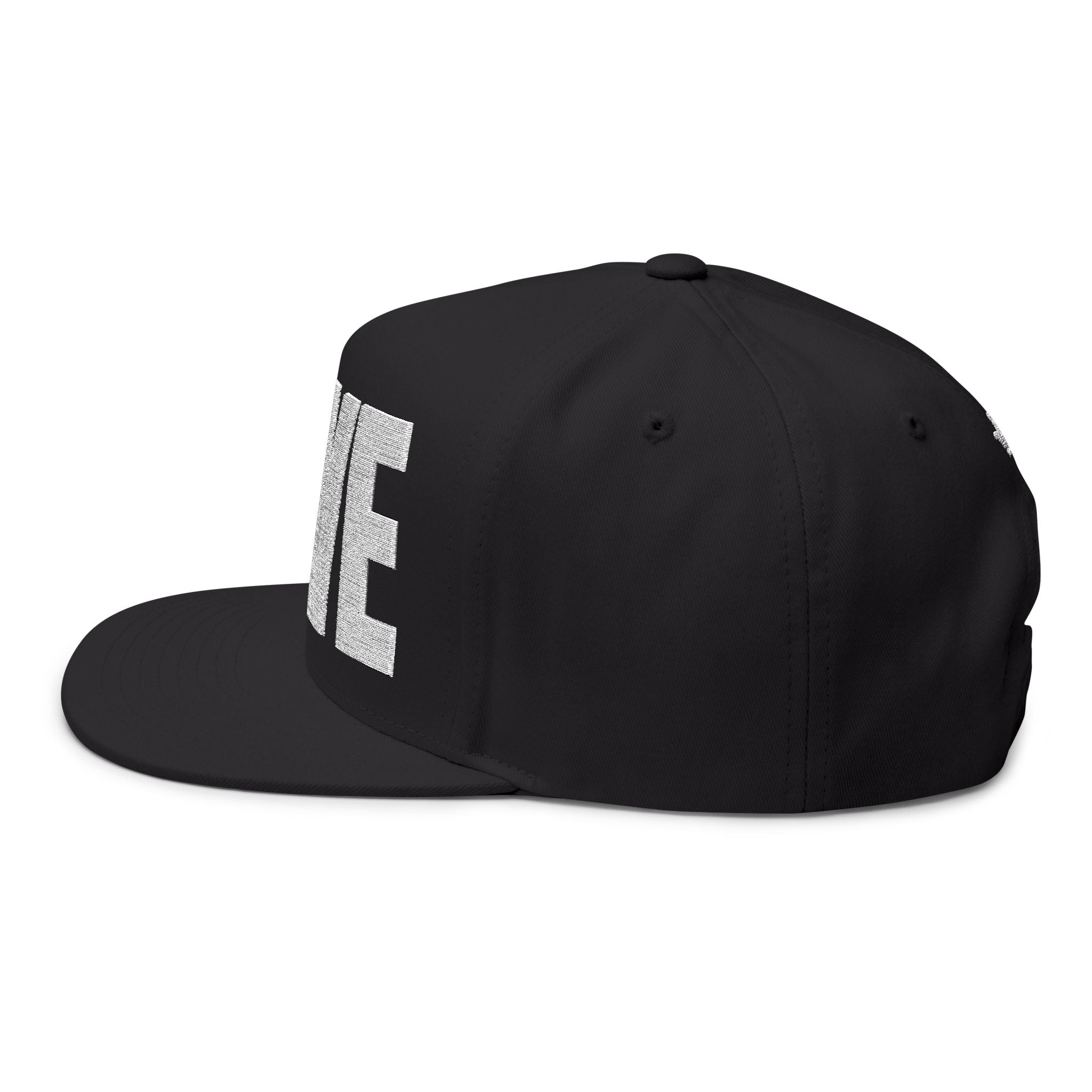 LOVE- Embroidered Flat Bill Snapback