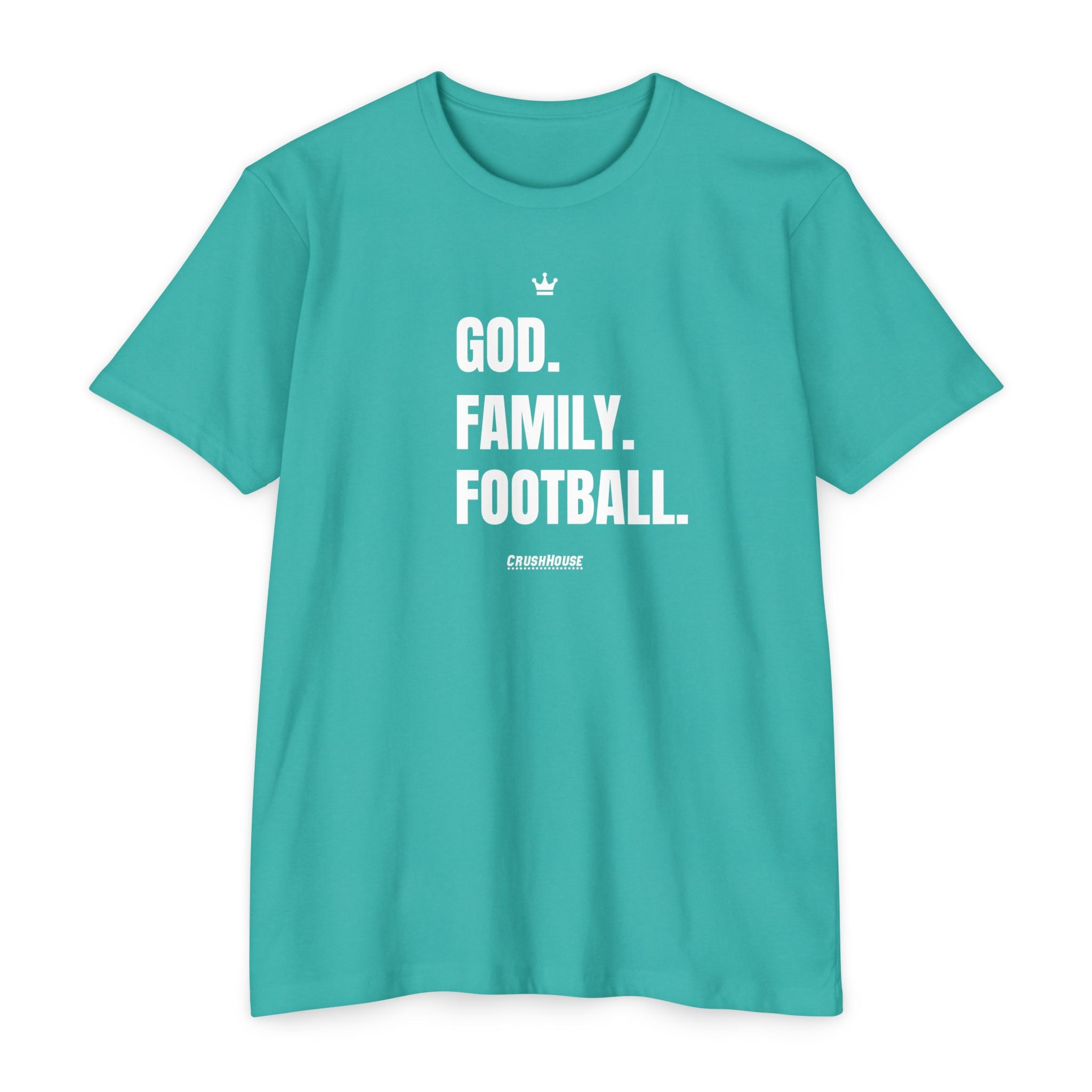 God. Family. Football. - Premium Unisex T-shirt