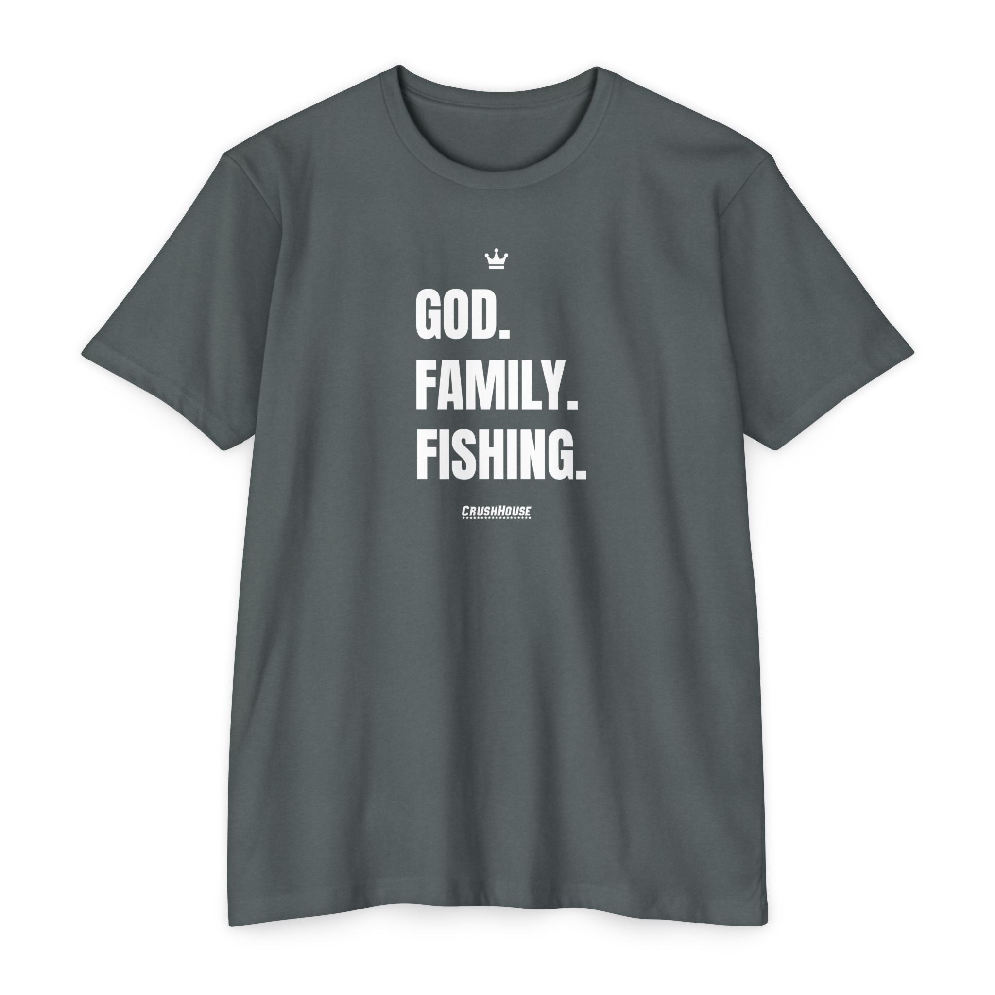 God. Family. Fishing. - Premium Unisex T-shirt