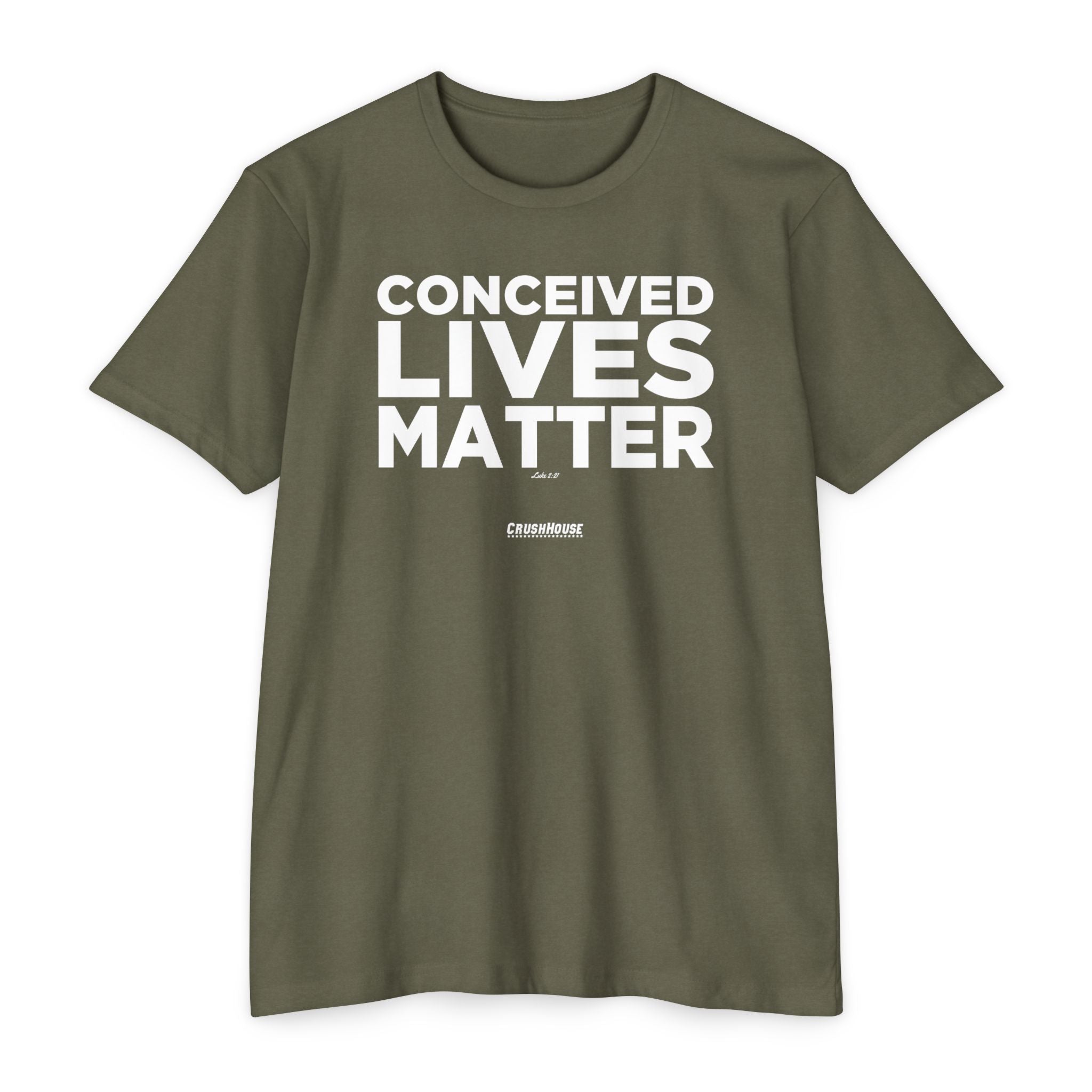 Conceived Lives Matter (Luke 2:21)- Premium Unisex T-shirt