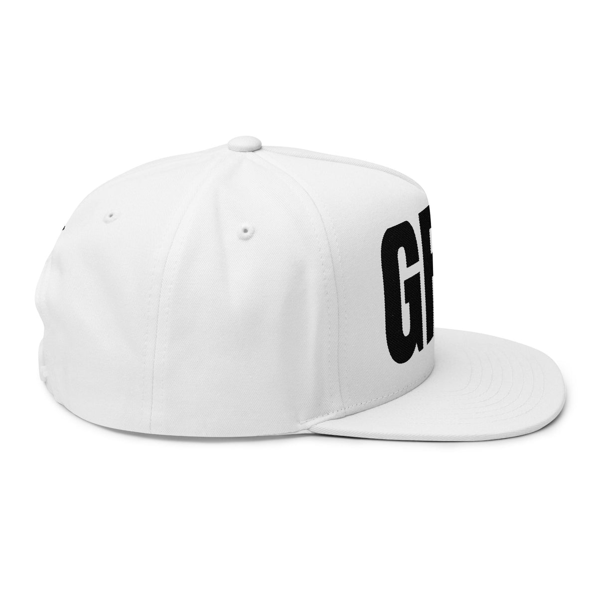 GRIT- Embroidered Flat Bill Snapback