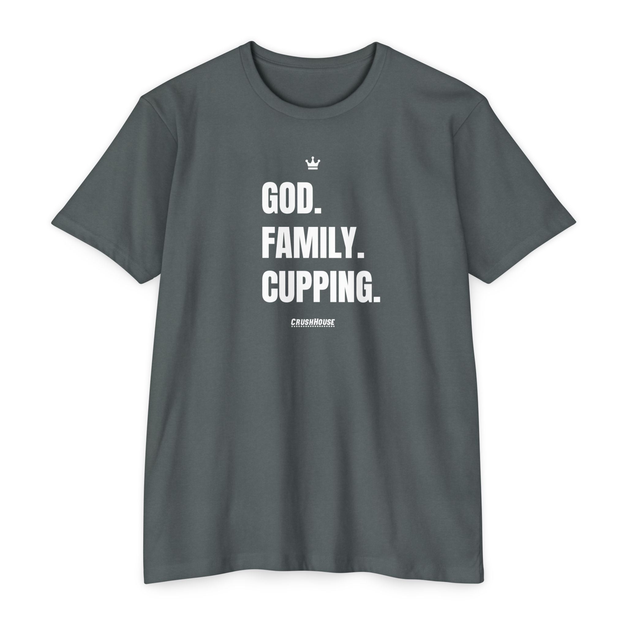 God. Family. Cupping. - Premium Unisex T-shirt