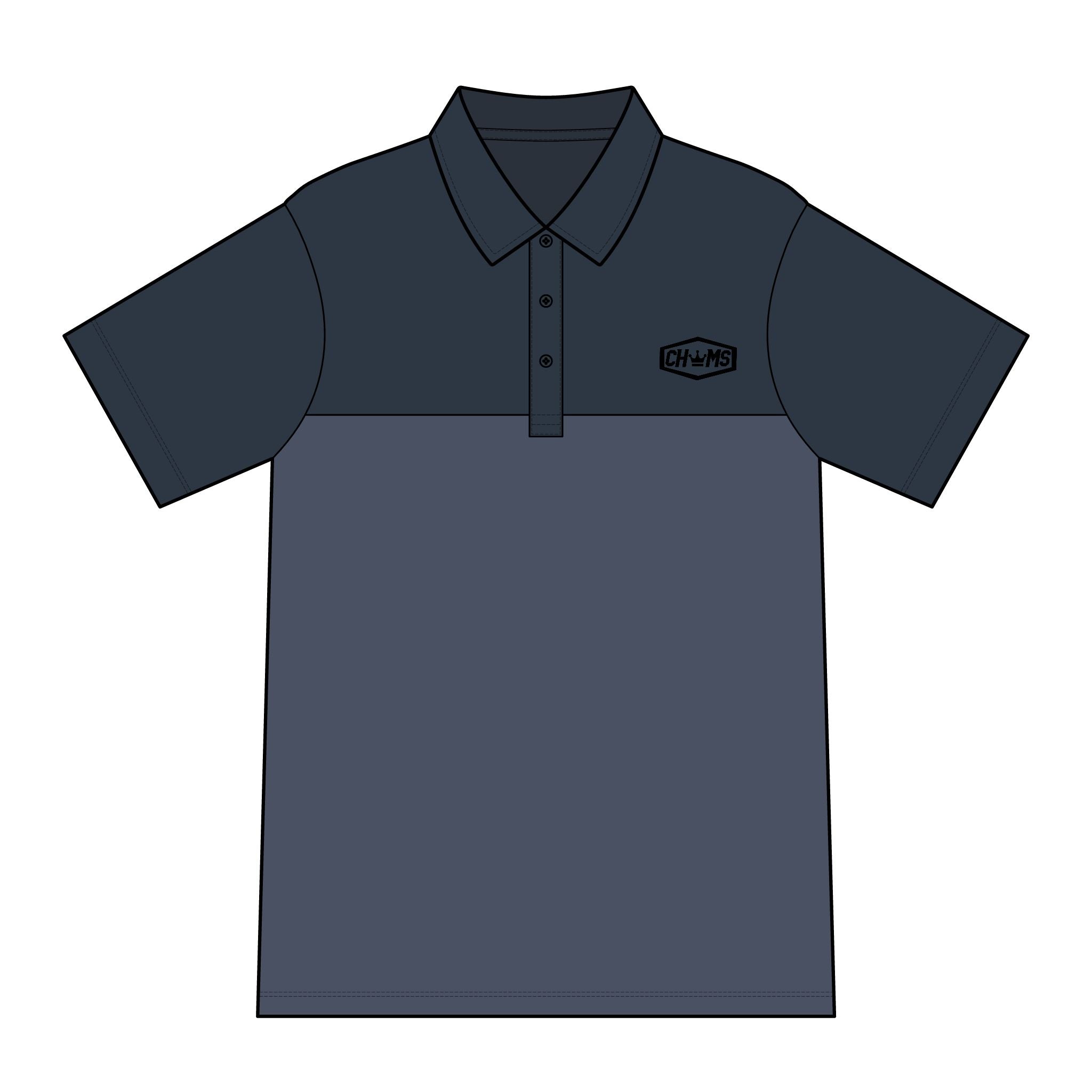 CHUMS Logo — Premium Embroidered Travis Mathew Polo