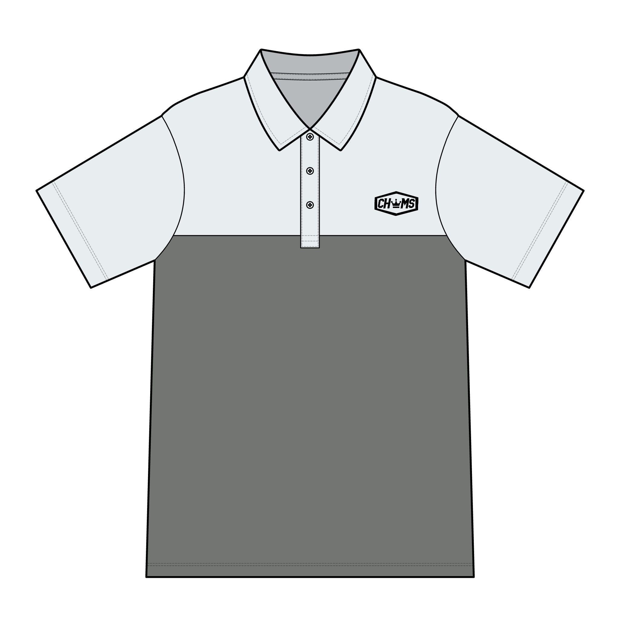 CHUMS Logo — Premium Embroidered Travis Mathew Polo