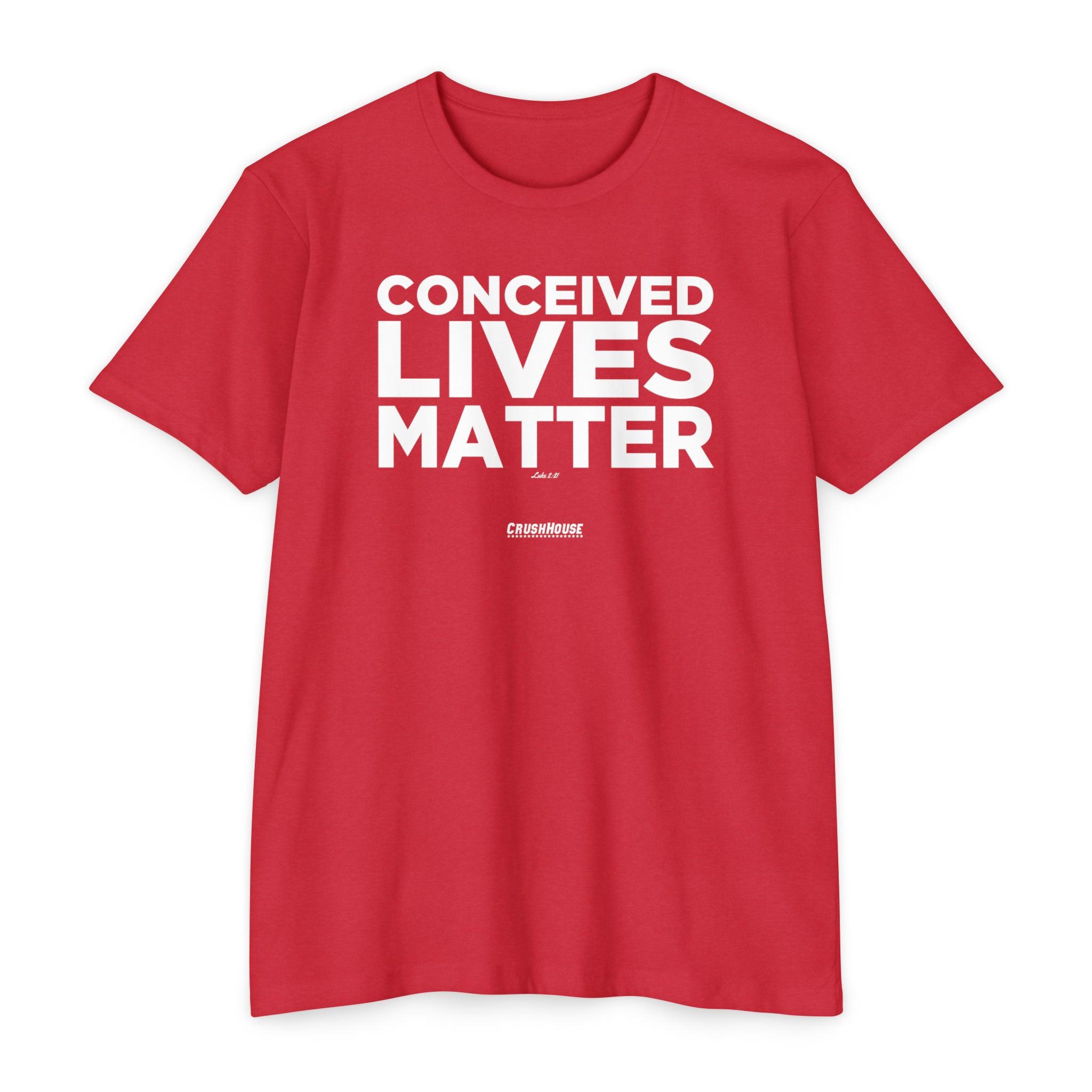 Conceived Lives Matter (Luke 2:21)- Premium Unisex T-shirt