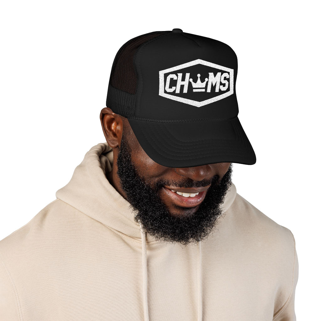 CHUMS Logo– Embroidered Foam Mesh Snapback Trucker Hat