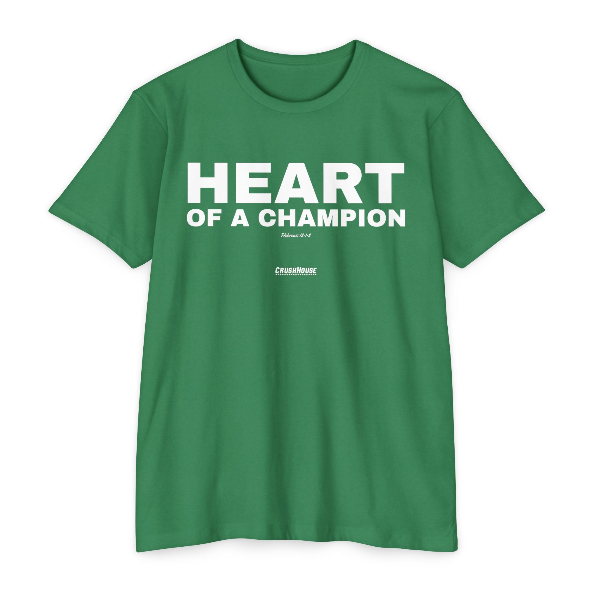 Heart of a Champion (Hebrews 12:1-2)- Premium Unisex T-shirt