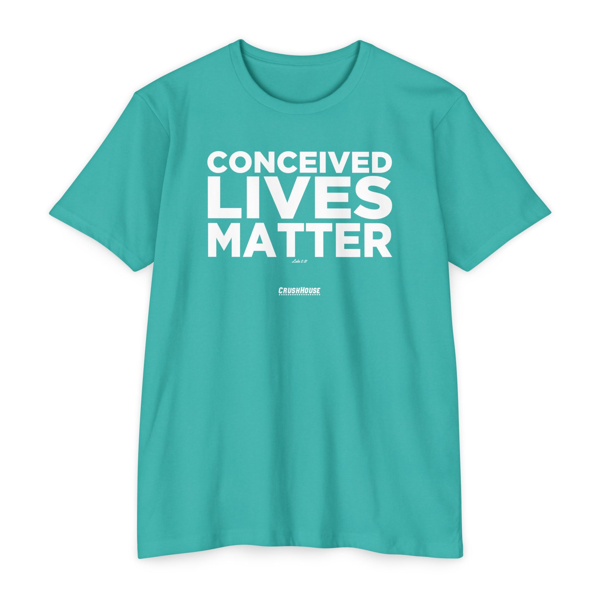 Conceived Lives Matter (Luke 2:21)- Premium Unisex T-shirt