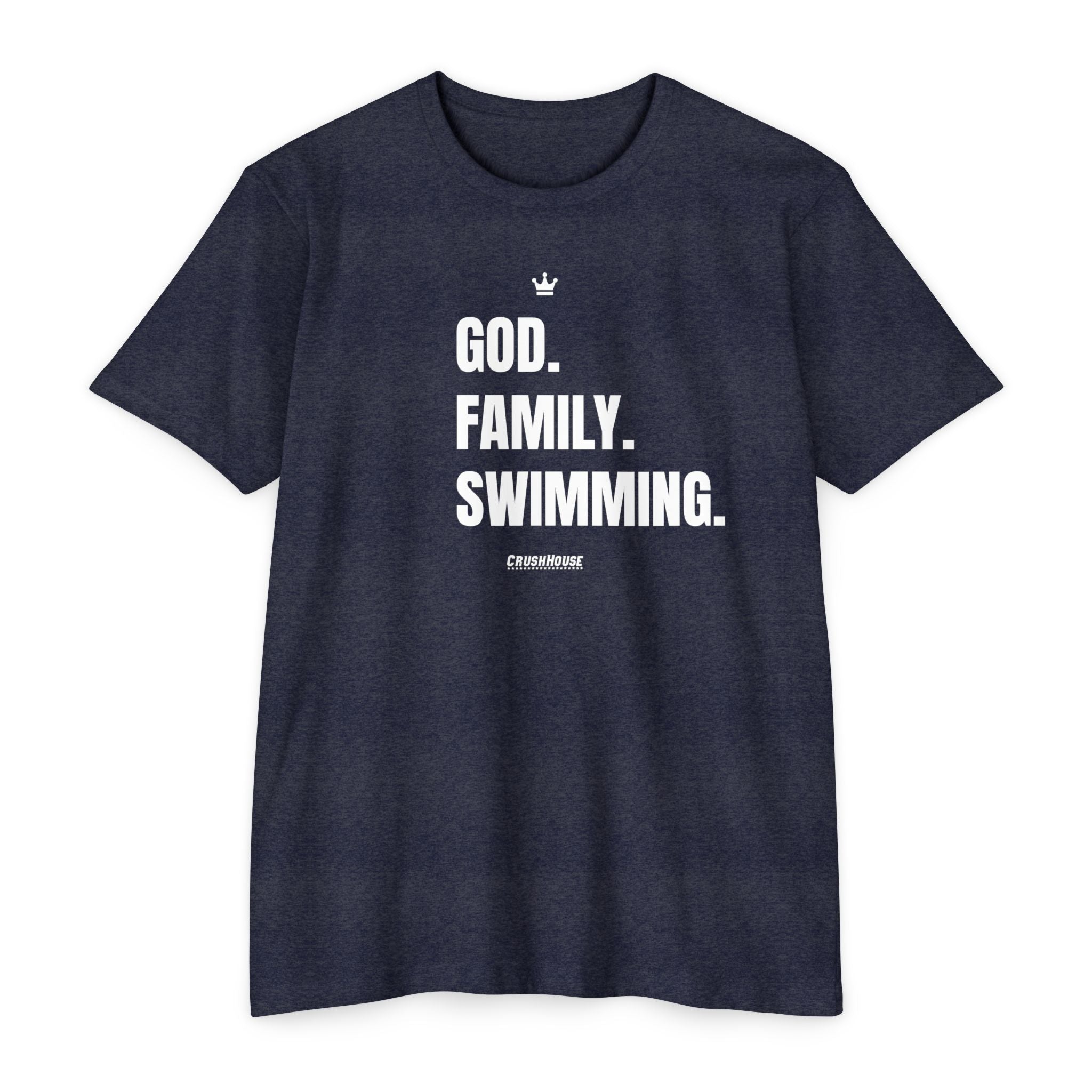 God. Family. Swimming. - Premium Unisex T-shirt