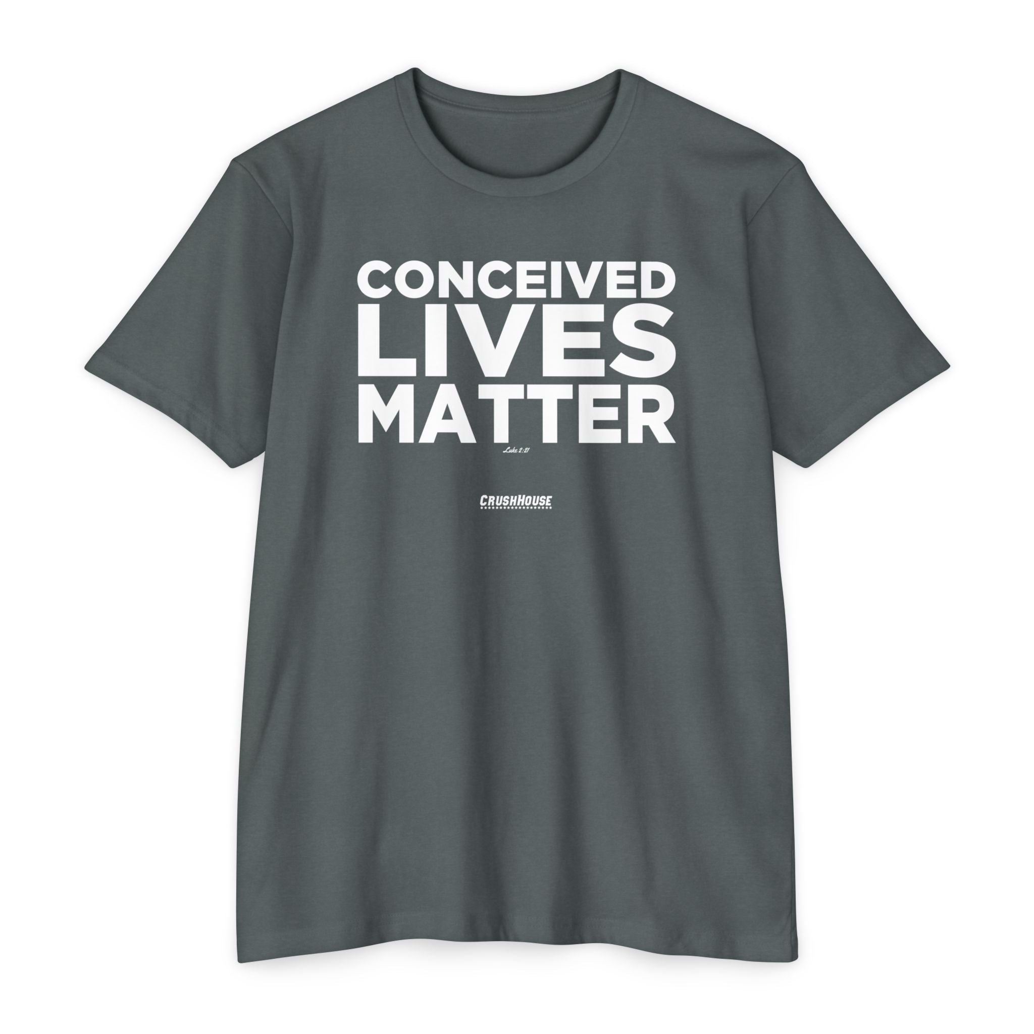 Conceived Lives Matter (Luke 2:21)- Premium Unisex T-shirt
