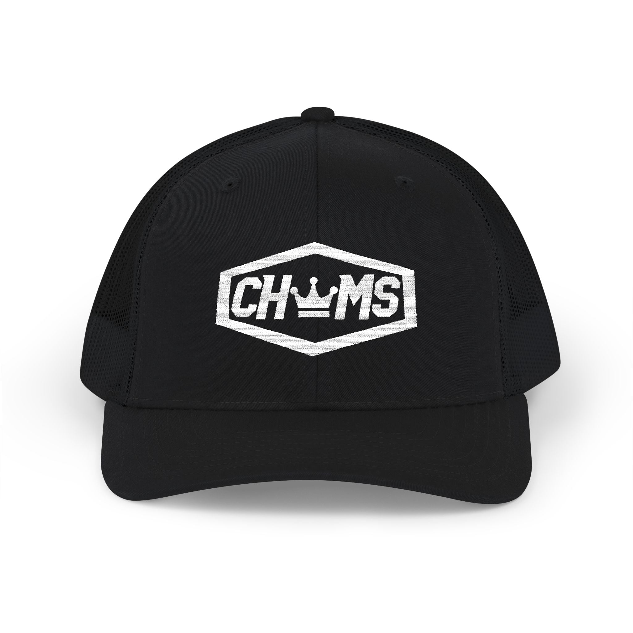CHUMS Logo- Embroidered Snapback Trucker Hat