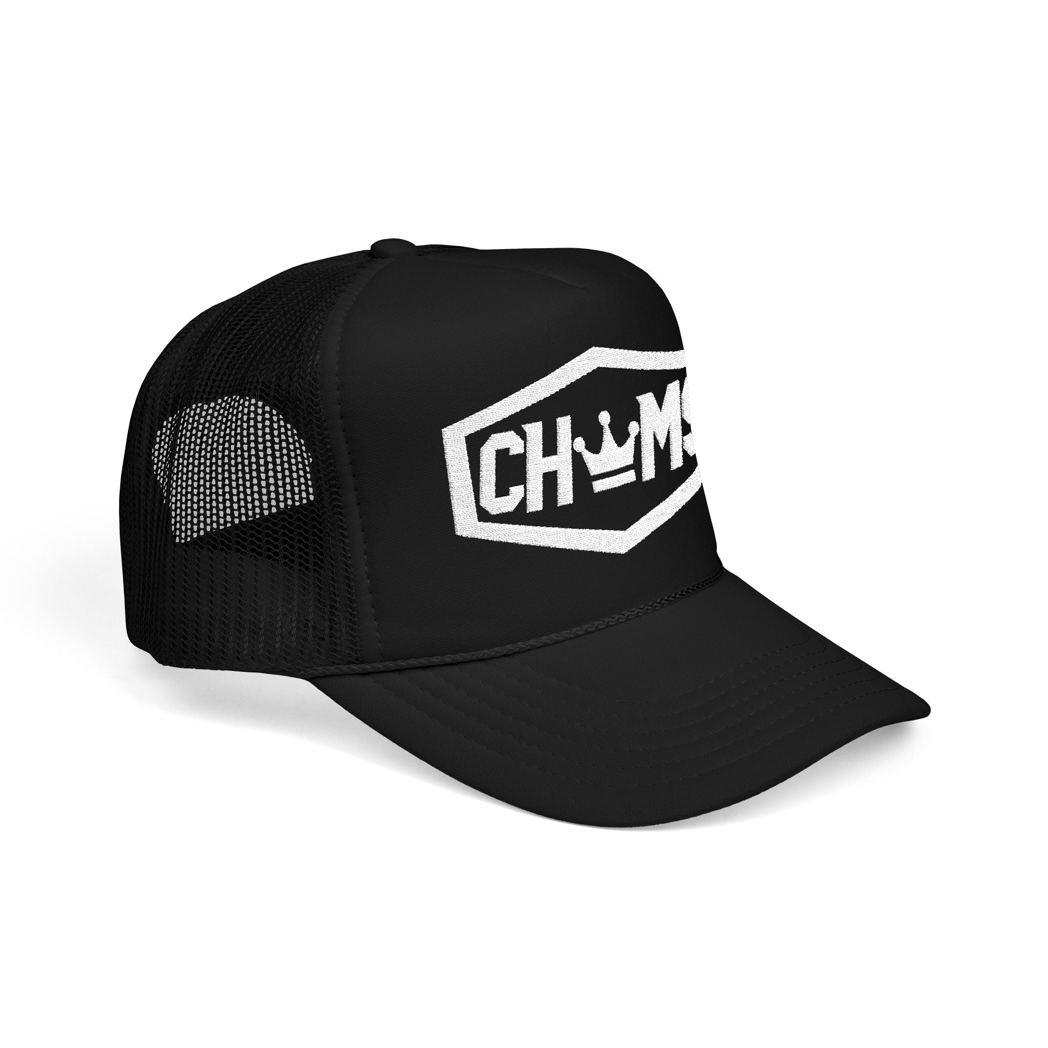 CHUMS Logo– Embroidered Foam Mesh Snapback Trucker Hat
