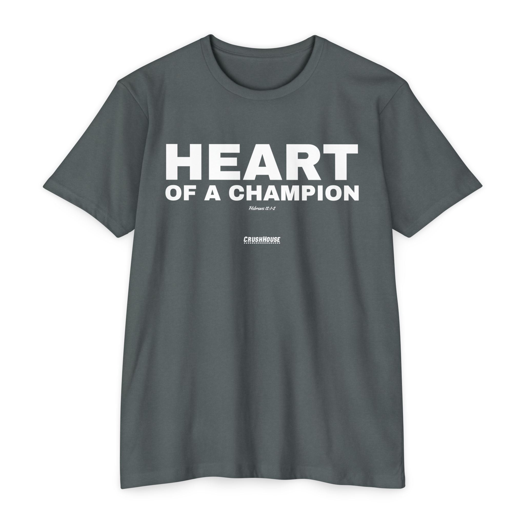 Heart of a Champion (Hebrews 12:1-2)- Premium Unisex T-shirt