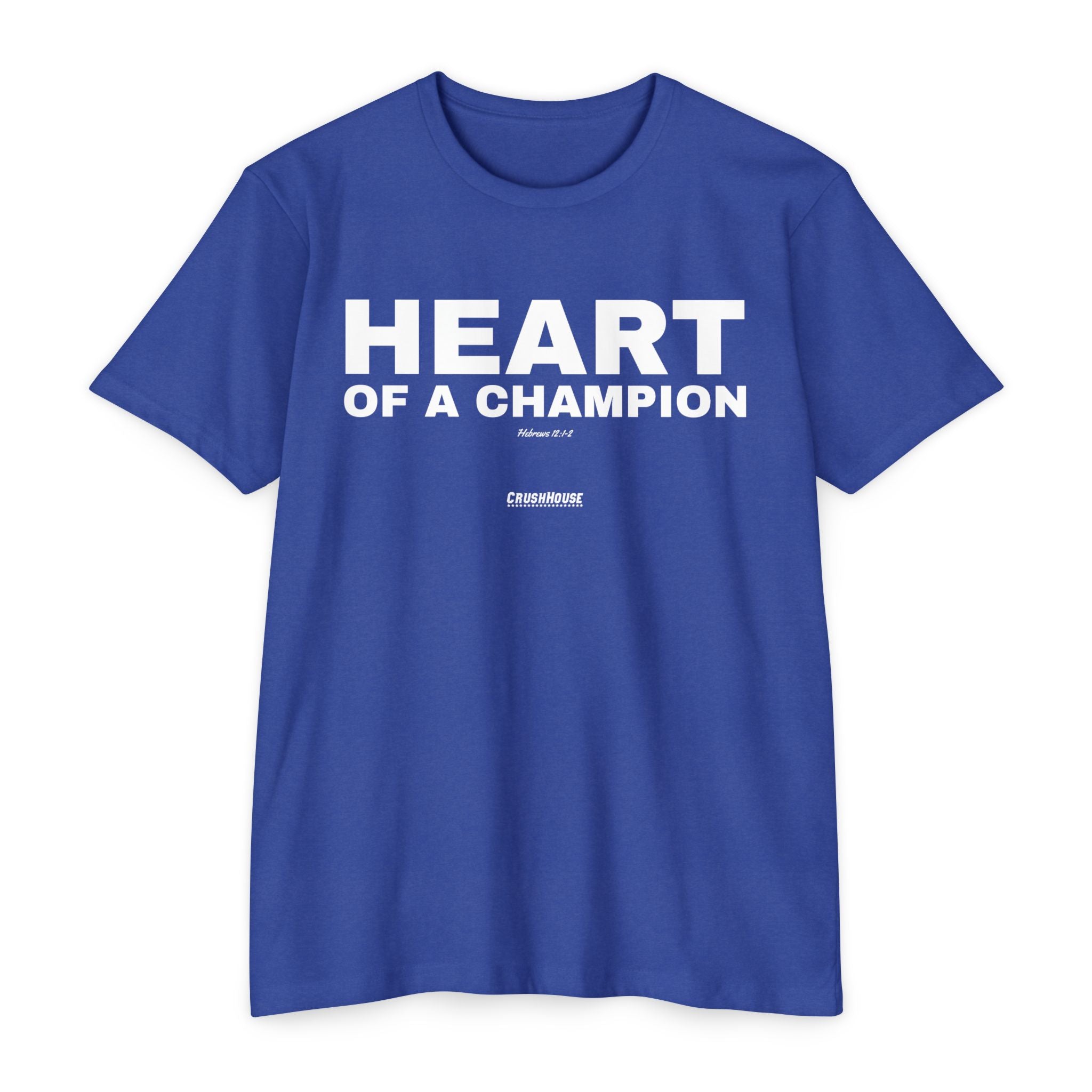 Heart of a Champion (Hebrews 12:1-2)- Premium Unisex T-shirt
