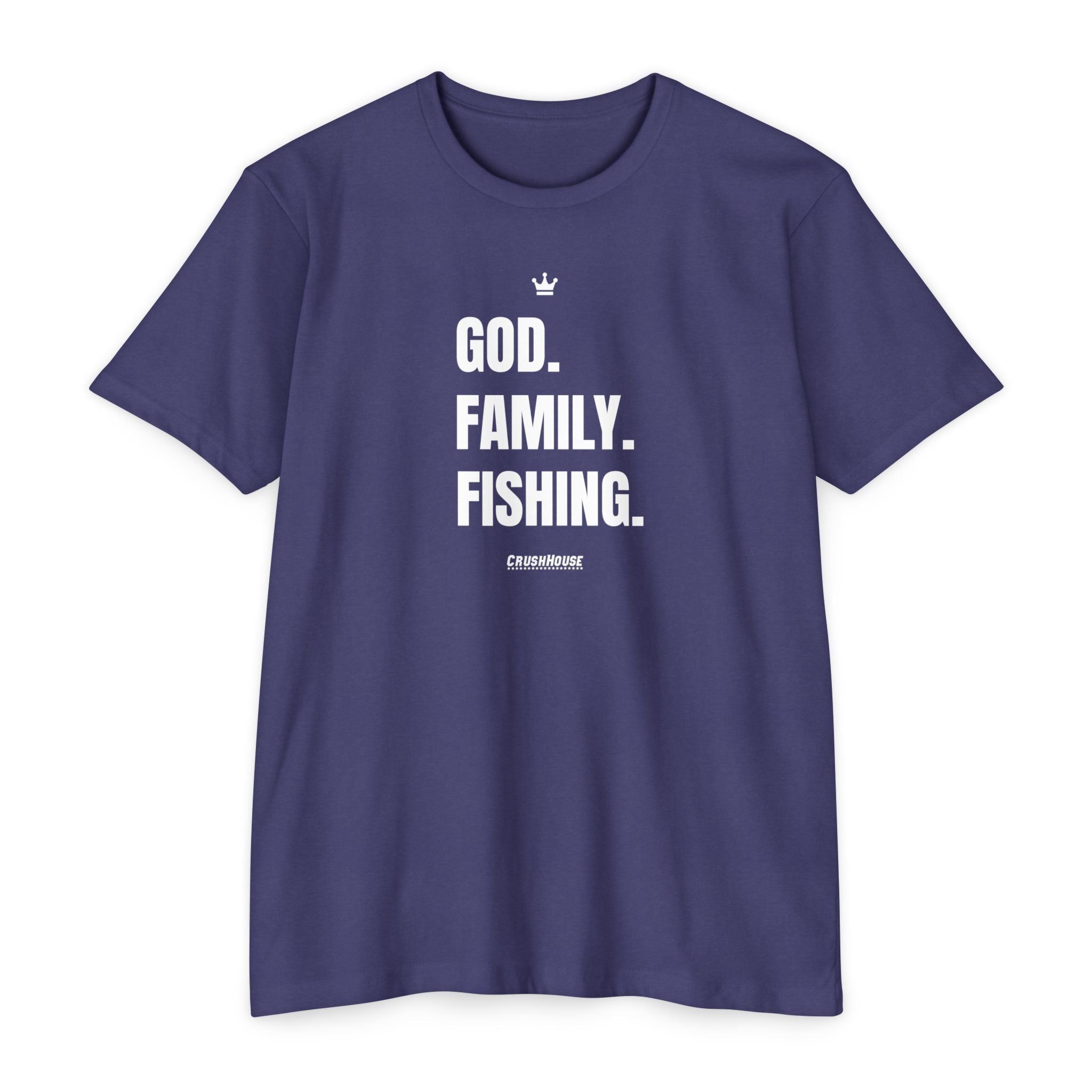 God. Family. Fishing. - Premium Unisex T-shirt