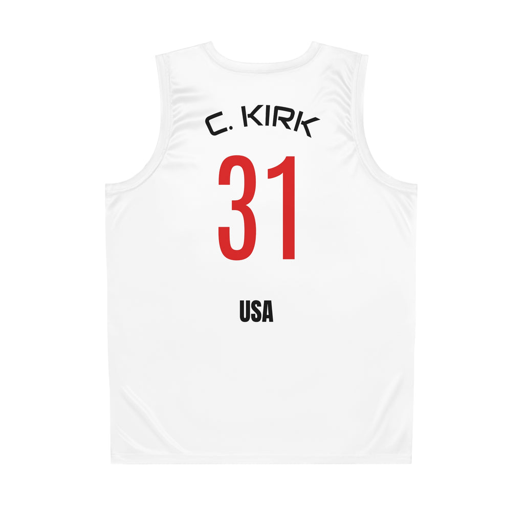 Team Martyrs (Charlie Kirk age 31)- Basketball Jersey