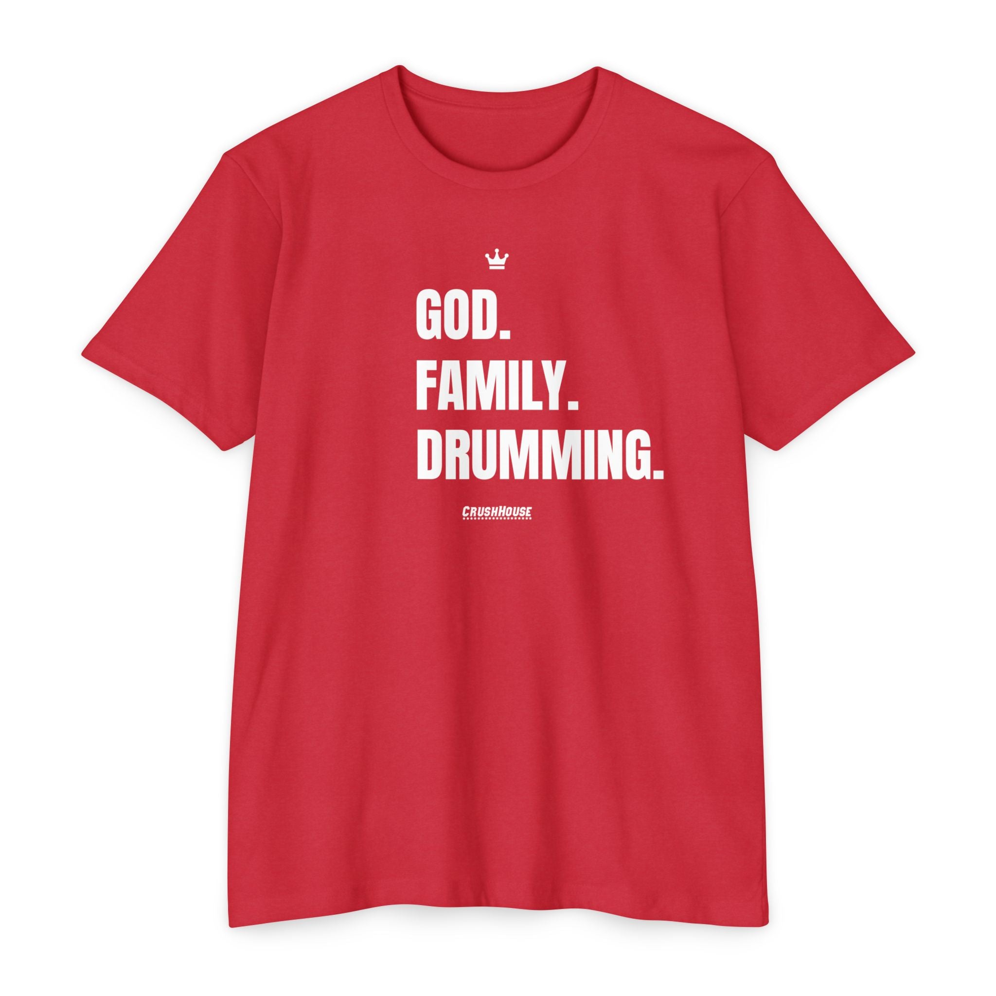 God. Family. Drumming. - Premium Unisex T-shirt