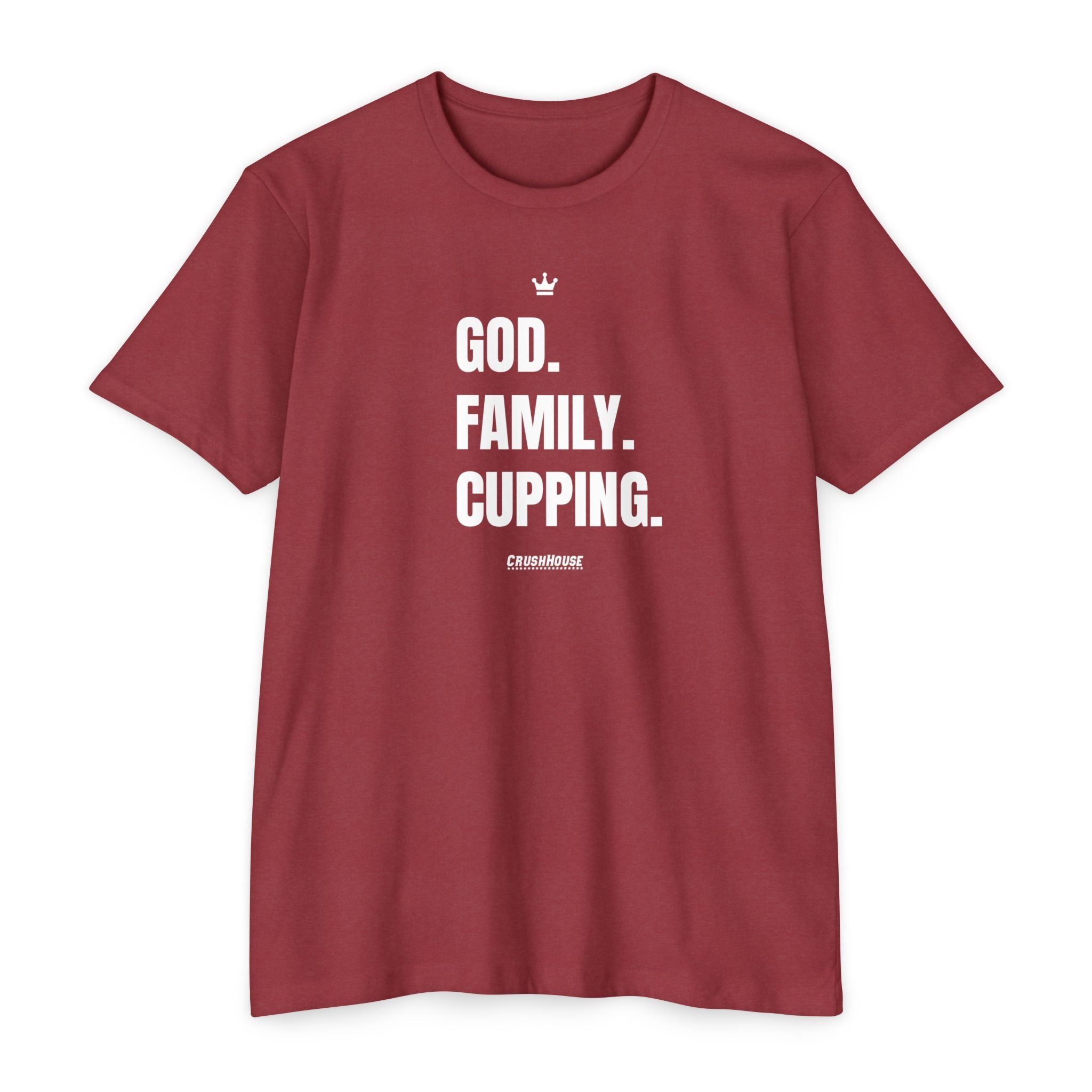 God. Family. Cupping. - Premium Unisex T-shirt