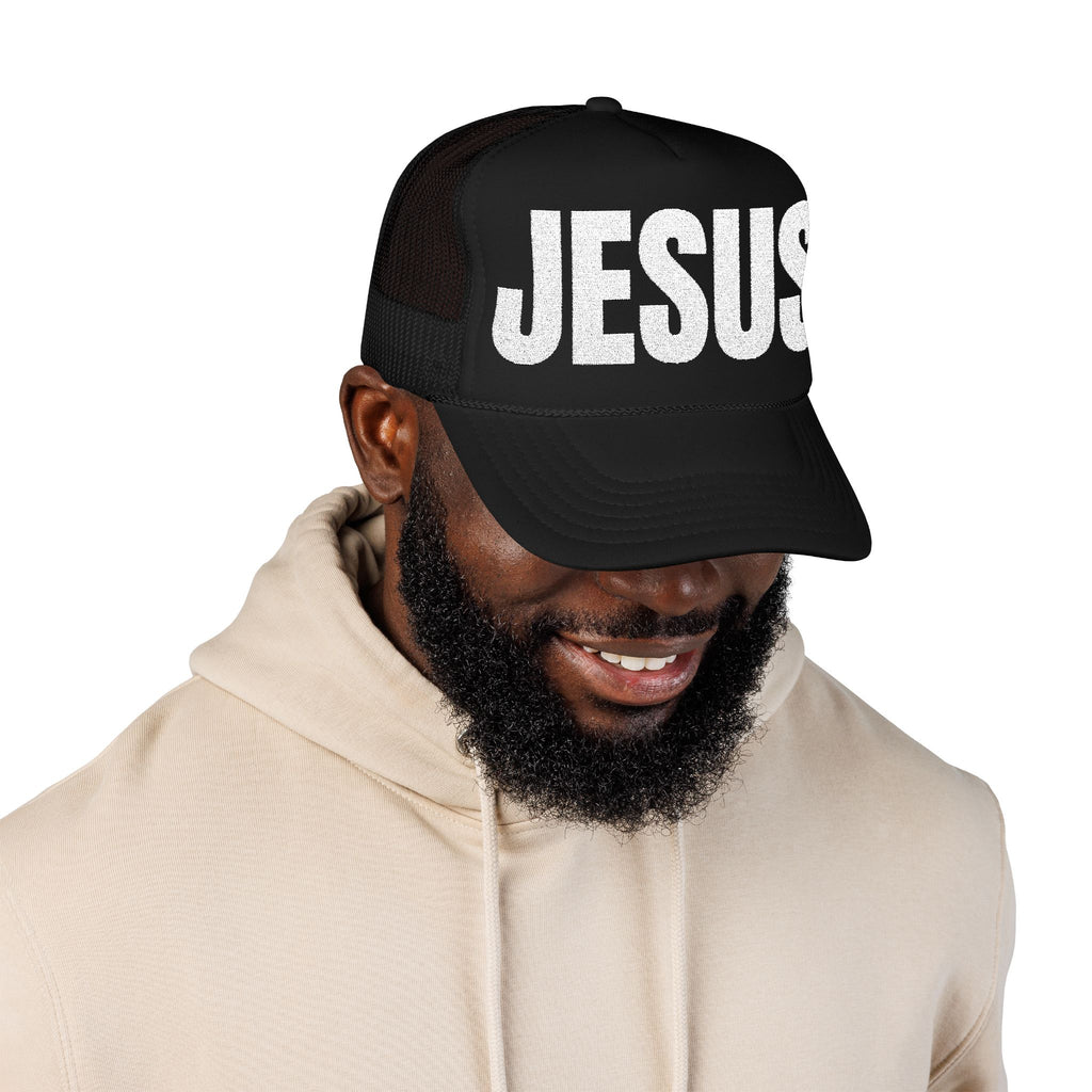 JESUS – Embroidered Foam Mesh Trucker Hat