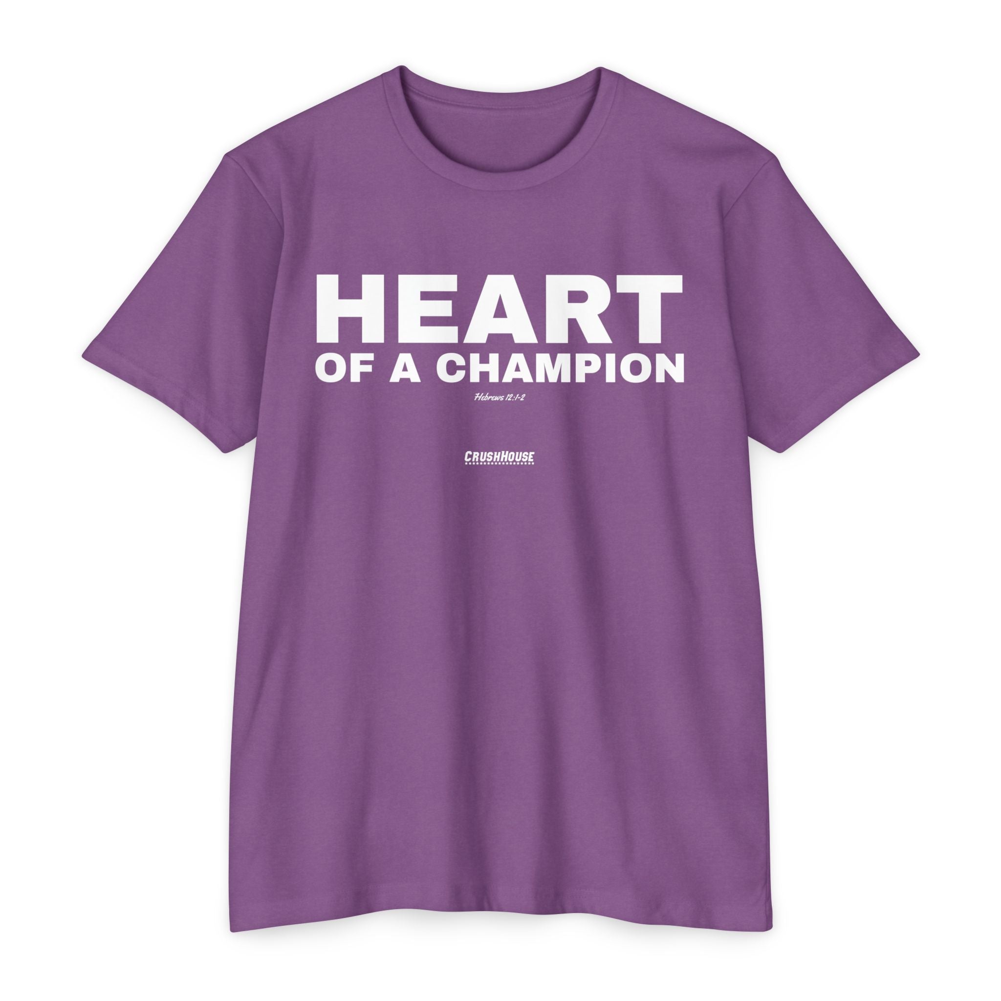 Heart of a Champion (Hebrews 12:1-2)- Premium Unisex T-shirt