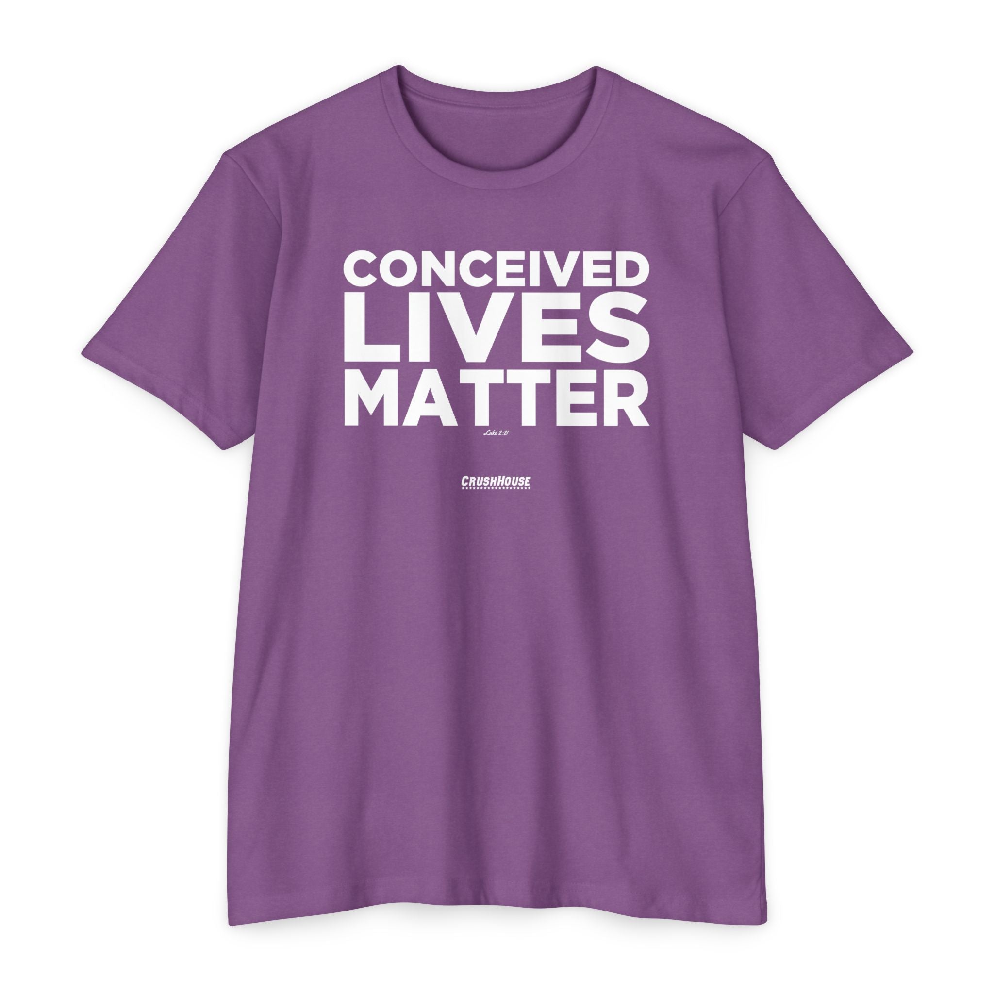 Conceived Lives Matter (Luke 2:21)- Premium Unisex T-shirt