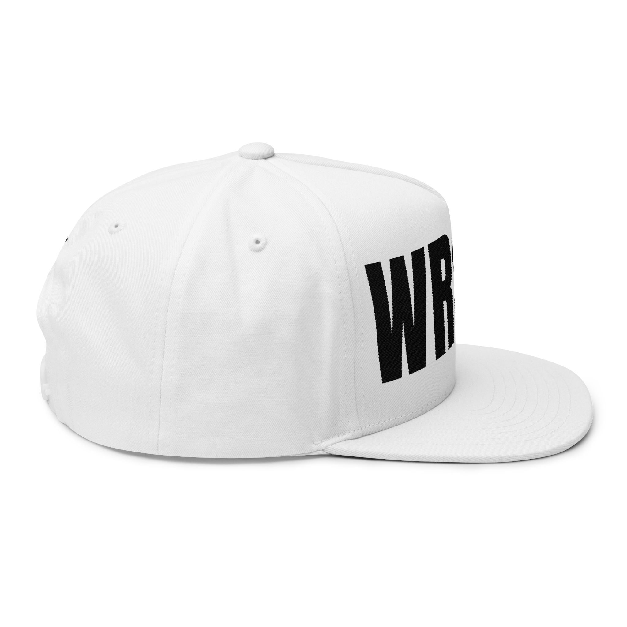 WRSHP- Embroidered Flat Bill Snapback