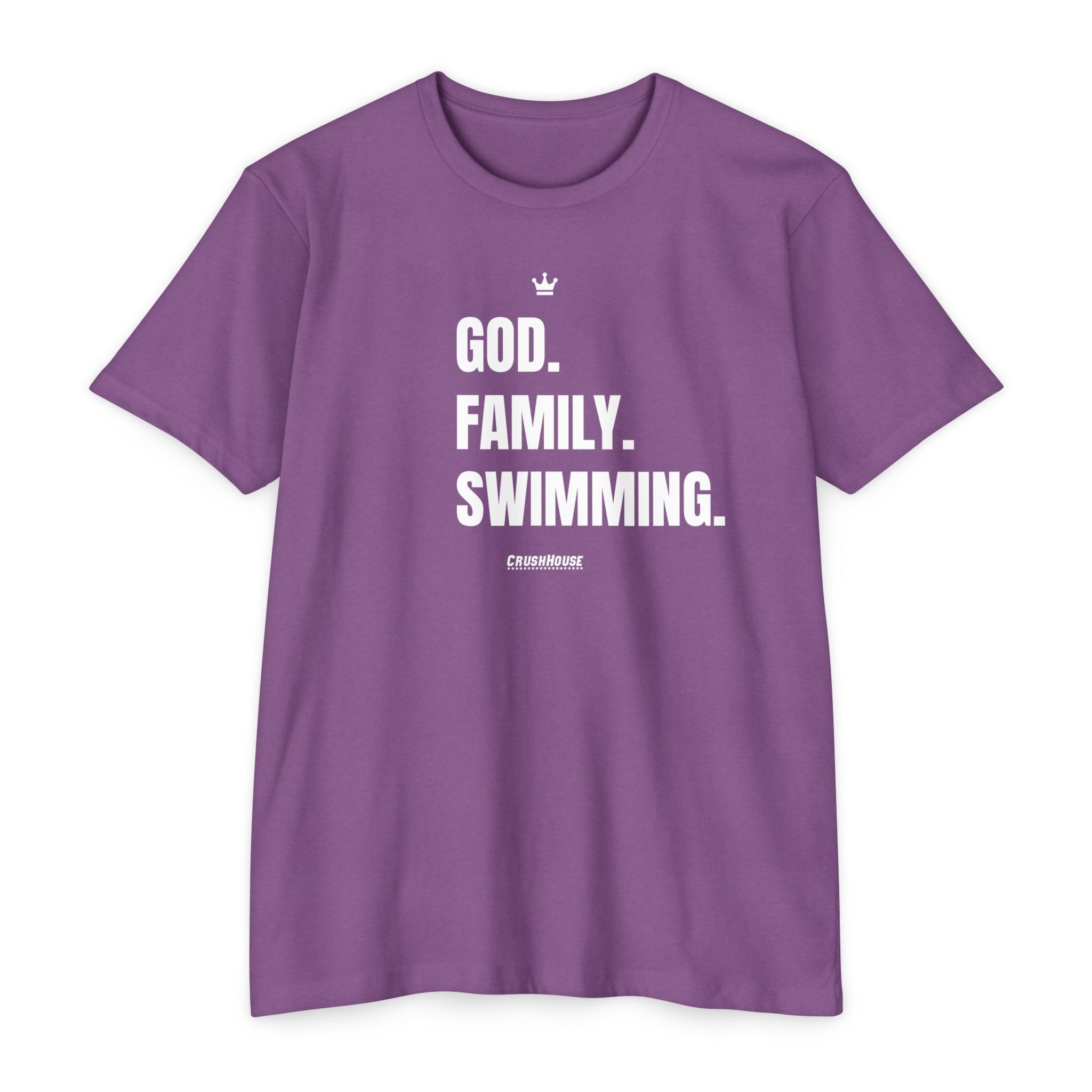 God. Family. Swimming. - Premium Unisex T-shirt