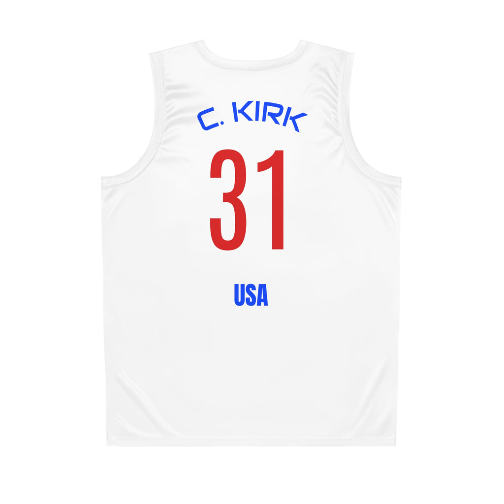 Team Martyrs (Charlie Kirk age 31)- Basketball Jersey