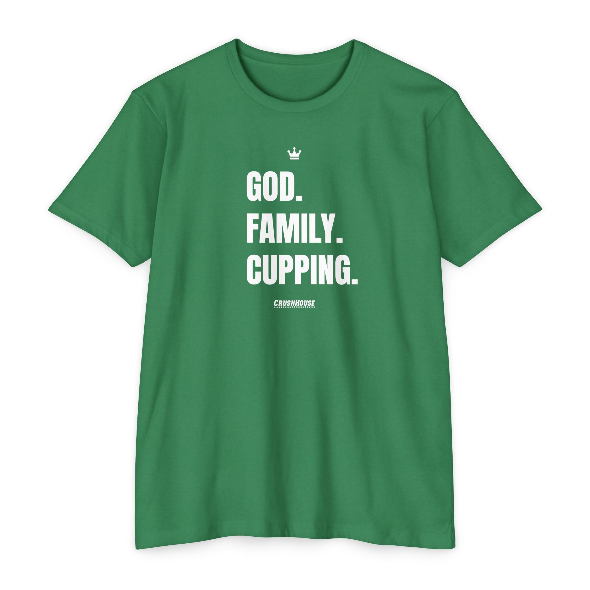 God. Family. Cupping. - Premium Unisex T-shirt