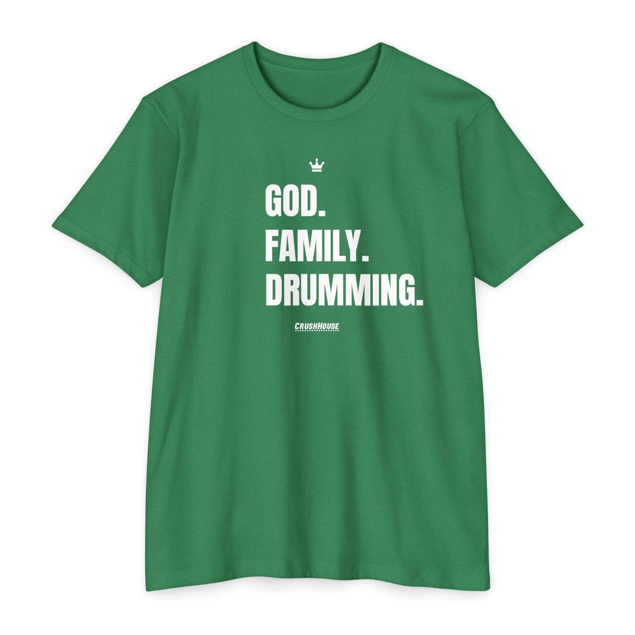 God. Family. Drumming. - Premium Unisex T-shirt