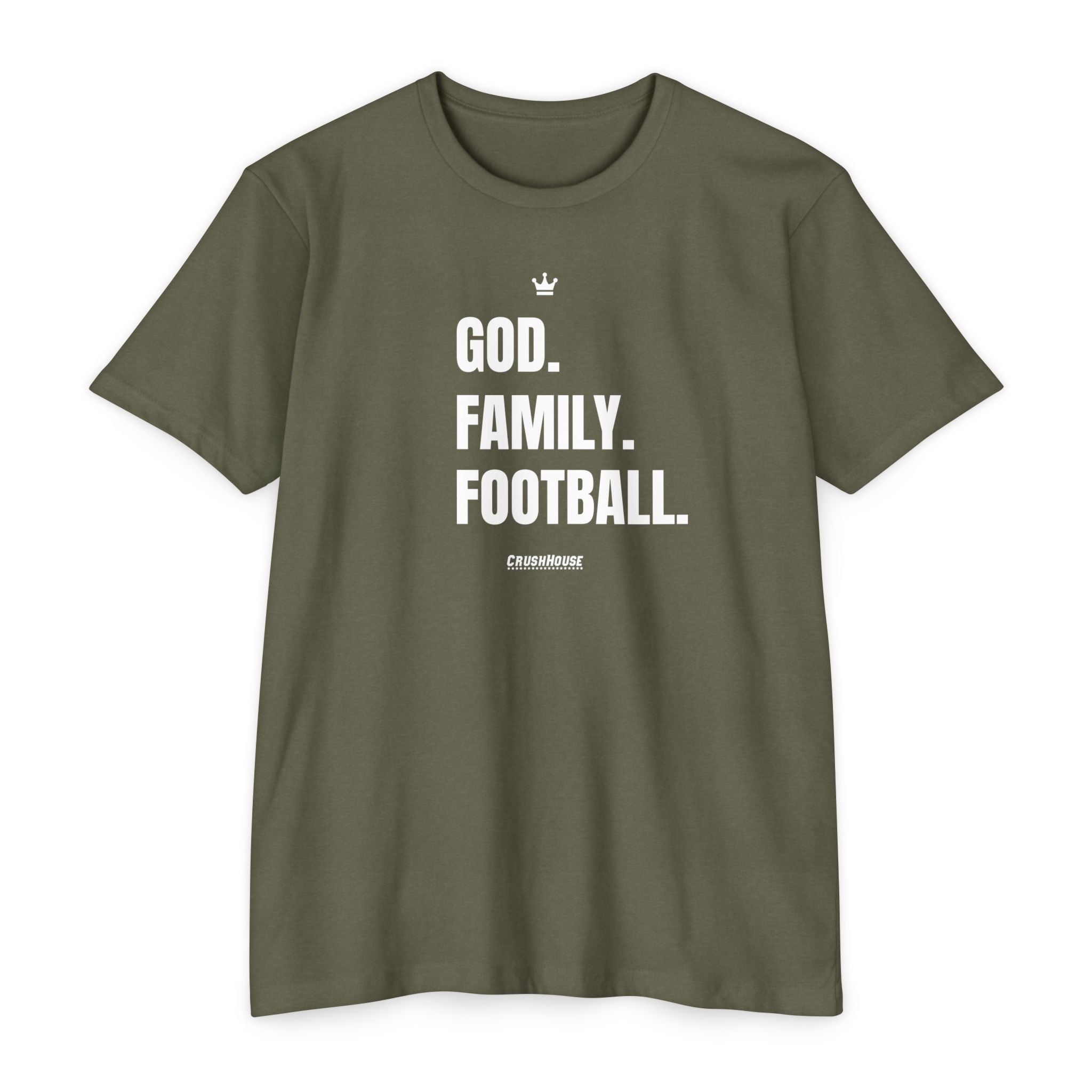God. Family. Football. - Premium Unisex T-shirt